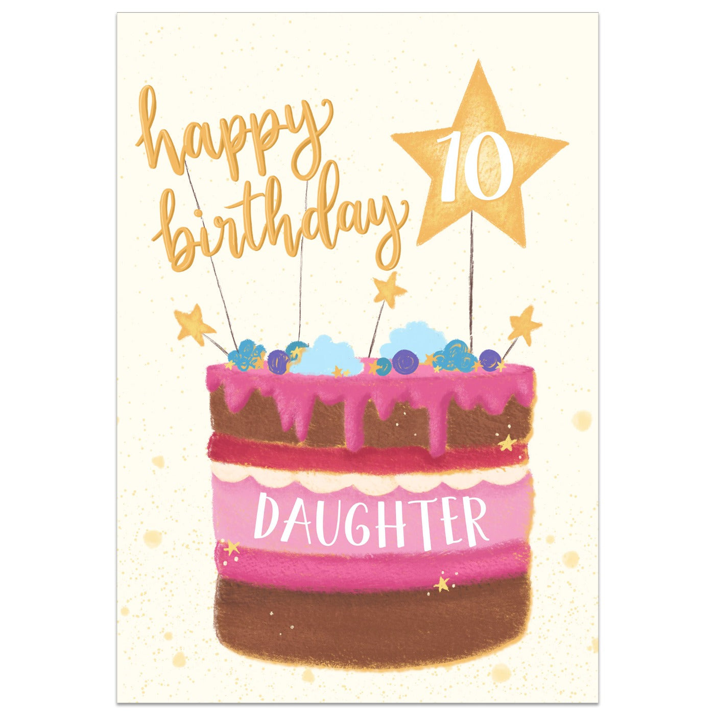 Happy 10th Birthday Daughter Card