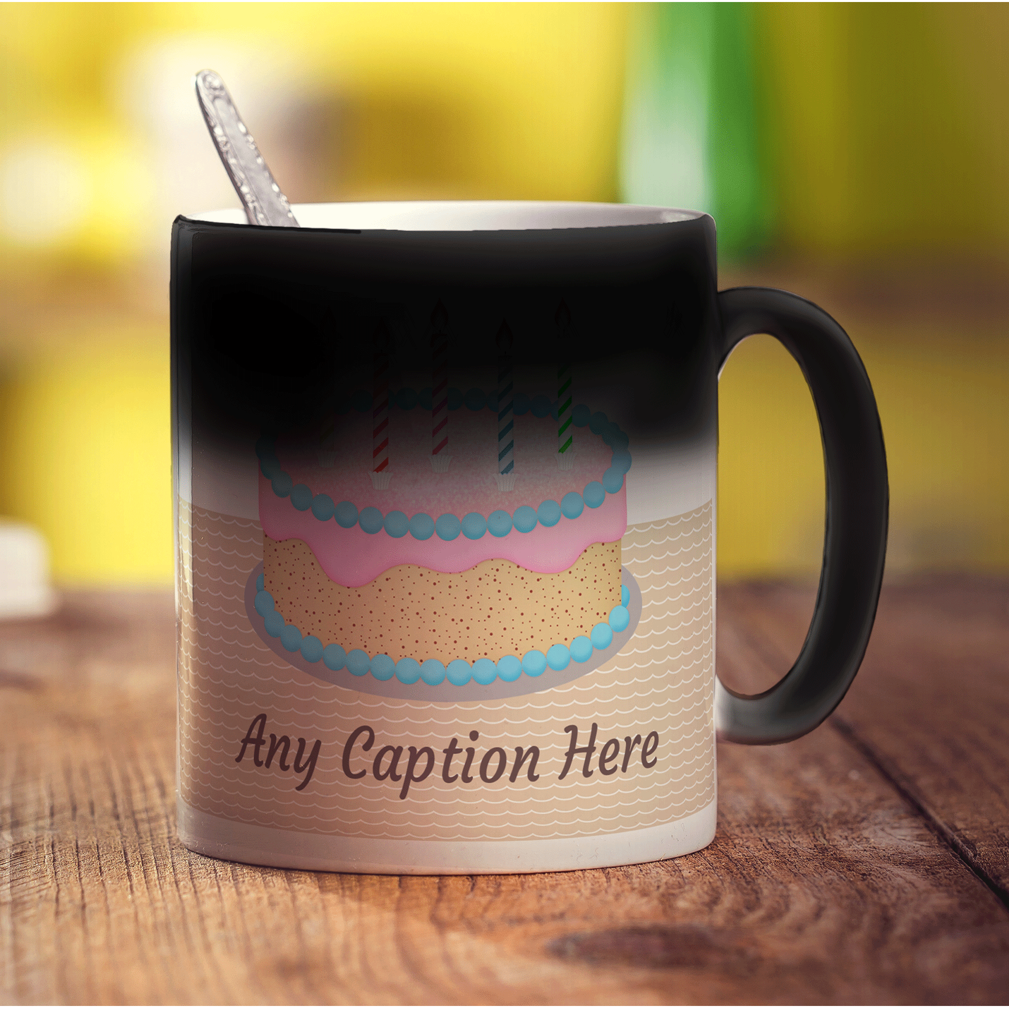 Birthday Cake Message Mug