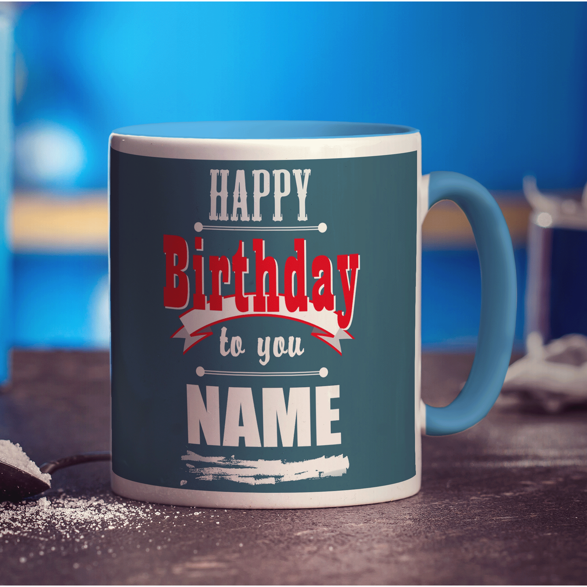 Playbill Birthday Message Mug