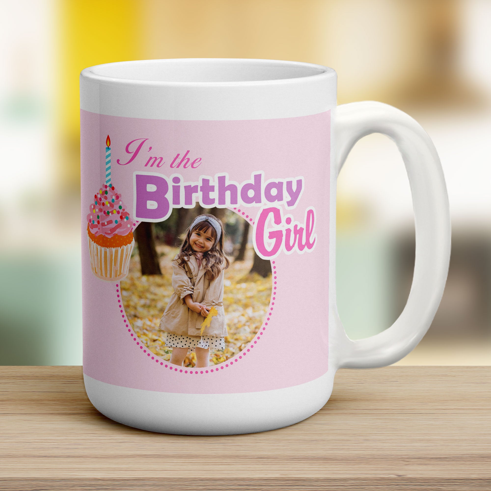 Birthday Girl Photo Message Mug