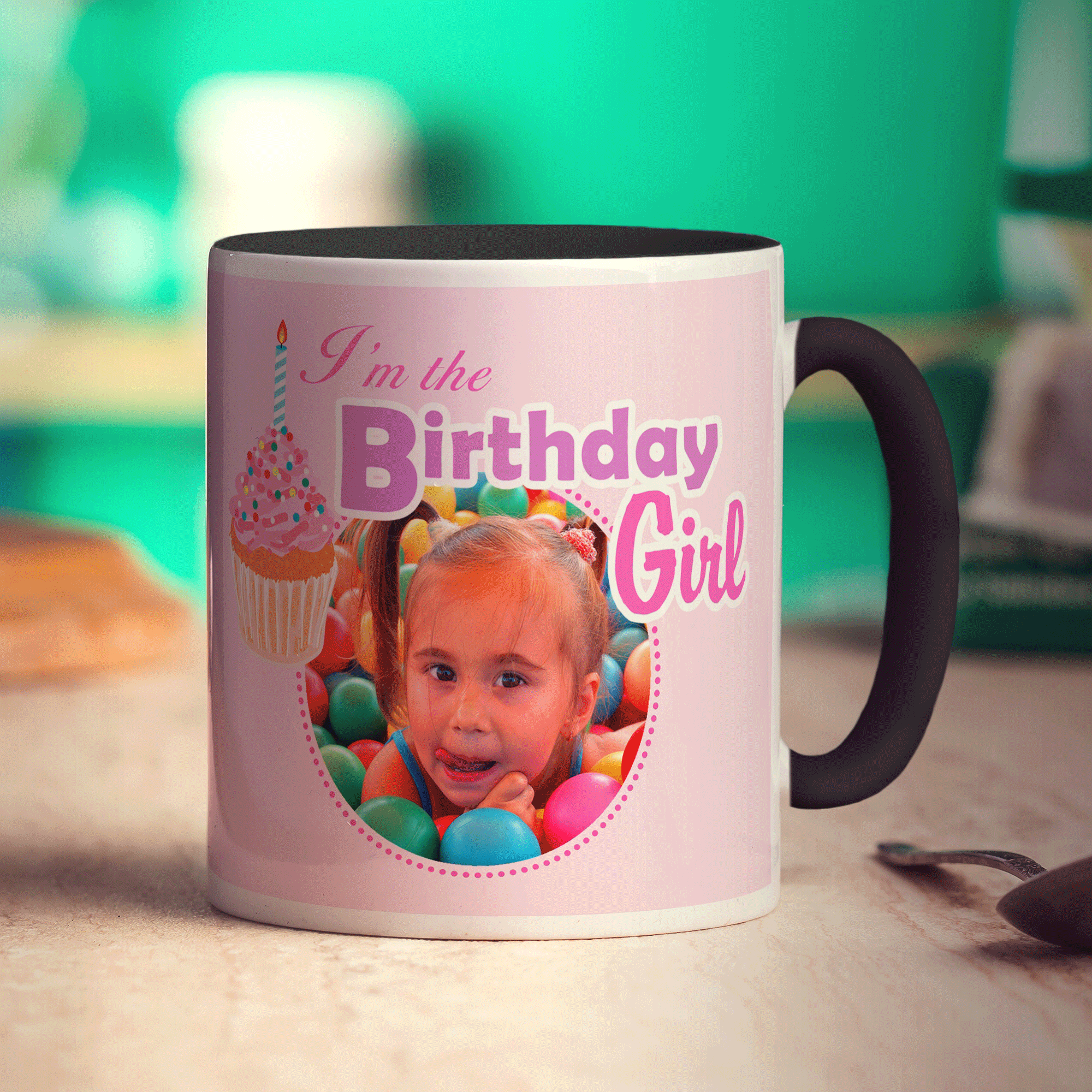 Birthday Girl Photo Message Mug
