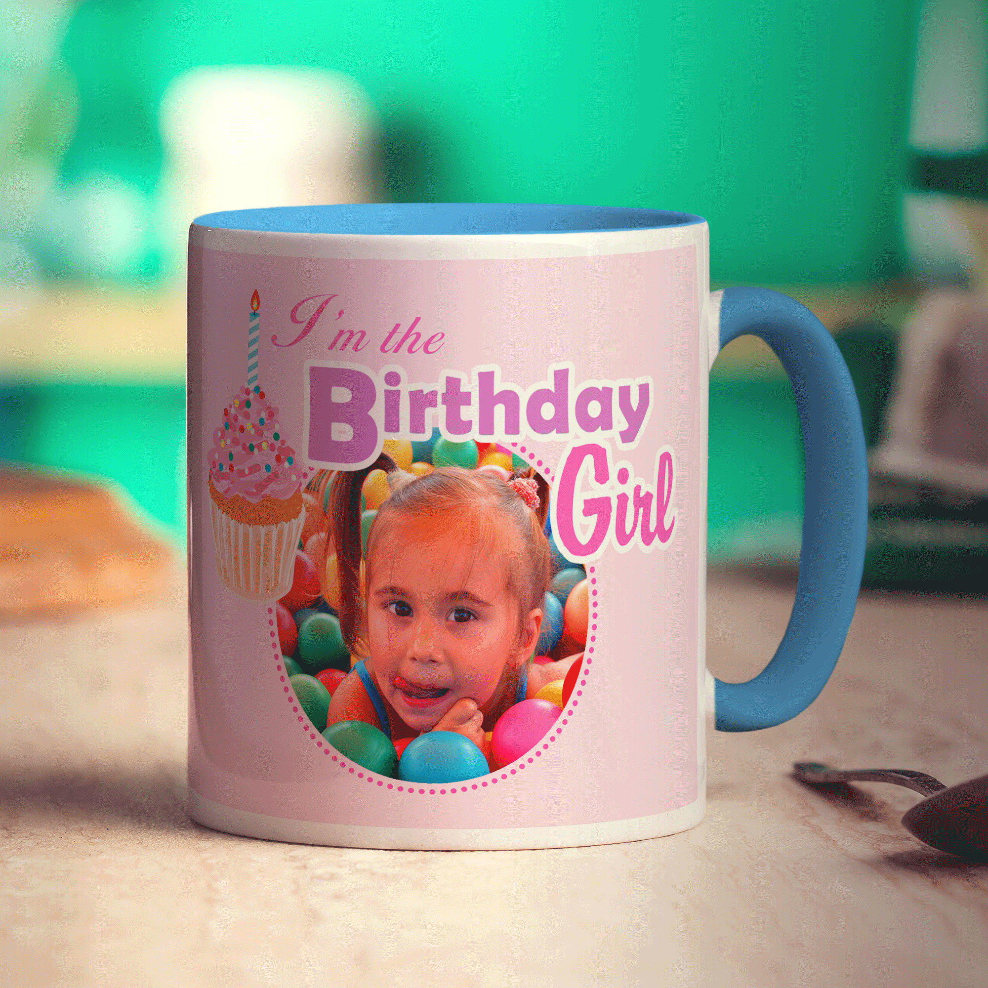 Birthday Girl Photo Message Mug