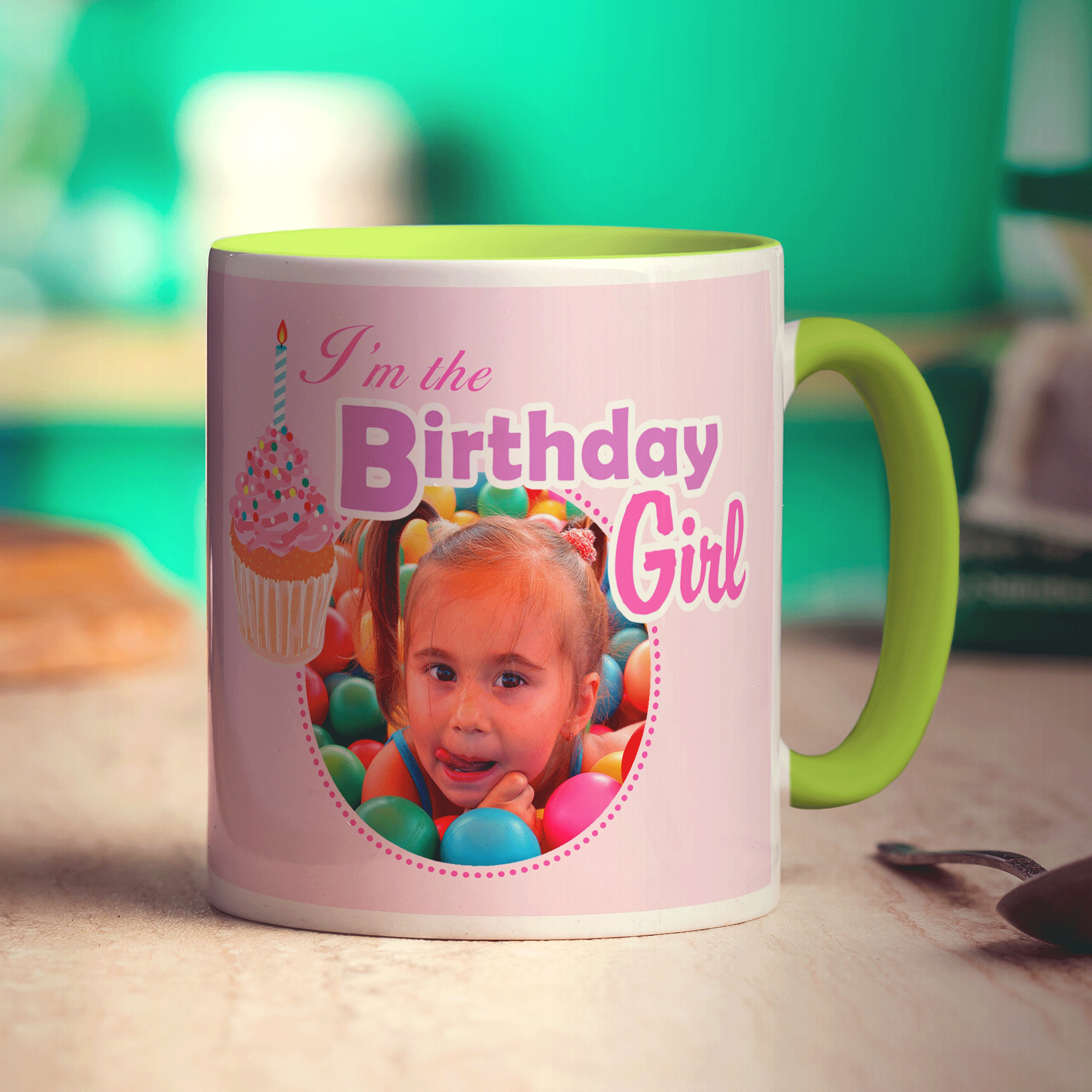 Birthday Girl Photo Message Mug