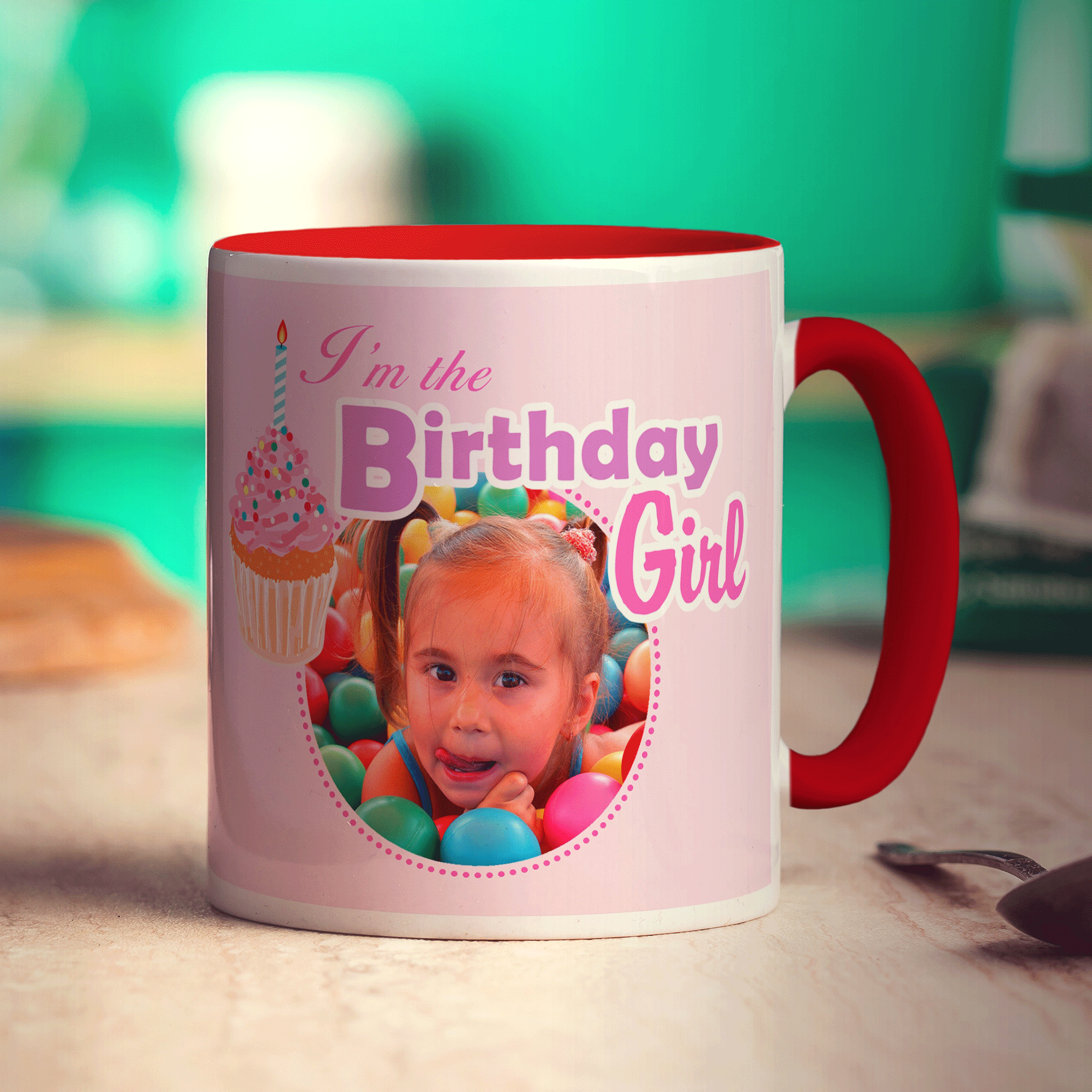 Birthday Girl Photo Message Mug