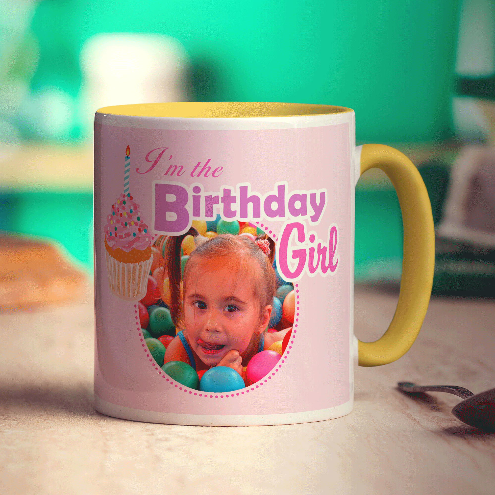 Birthday Girl Photo Message Mug
