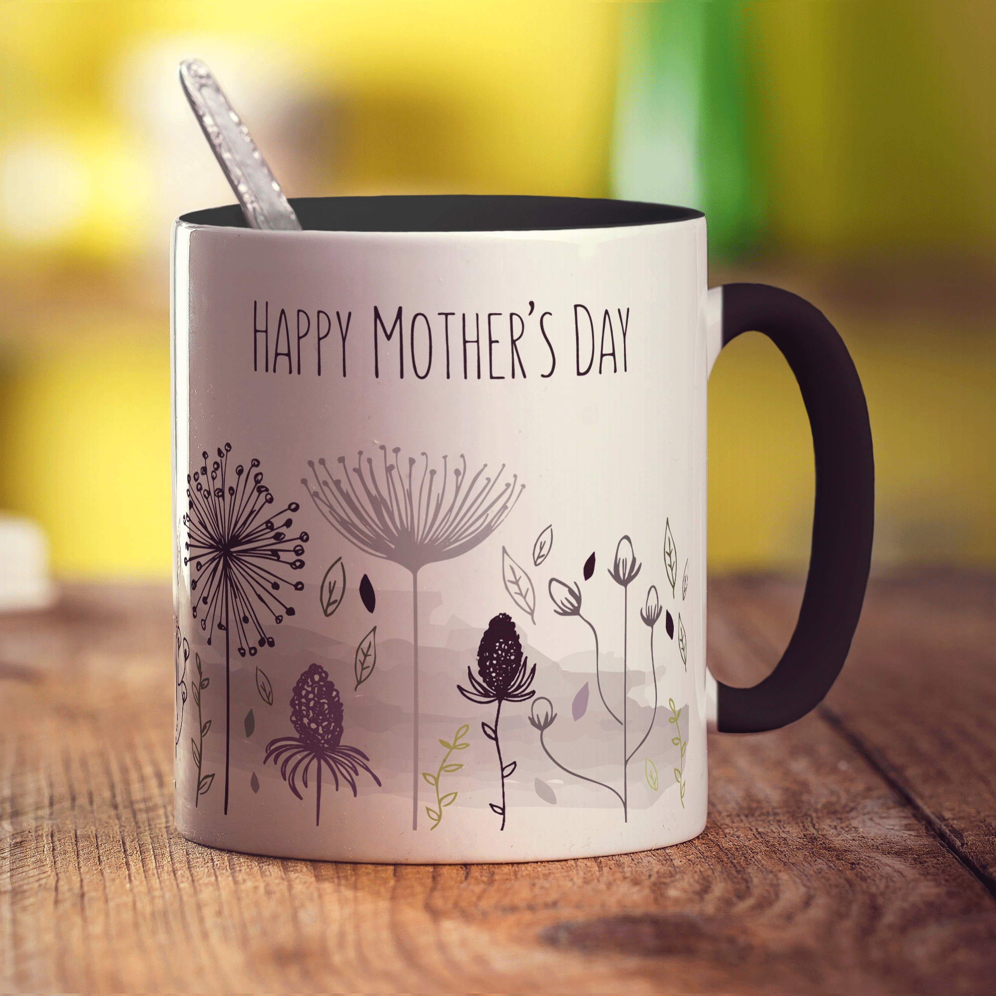 Wild Garden Message Mug