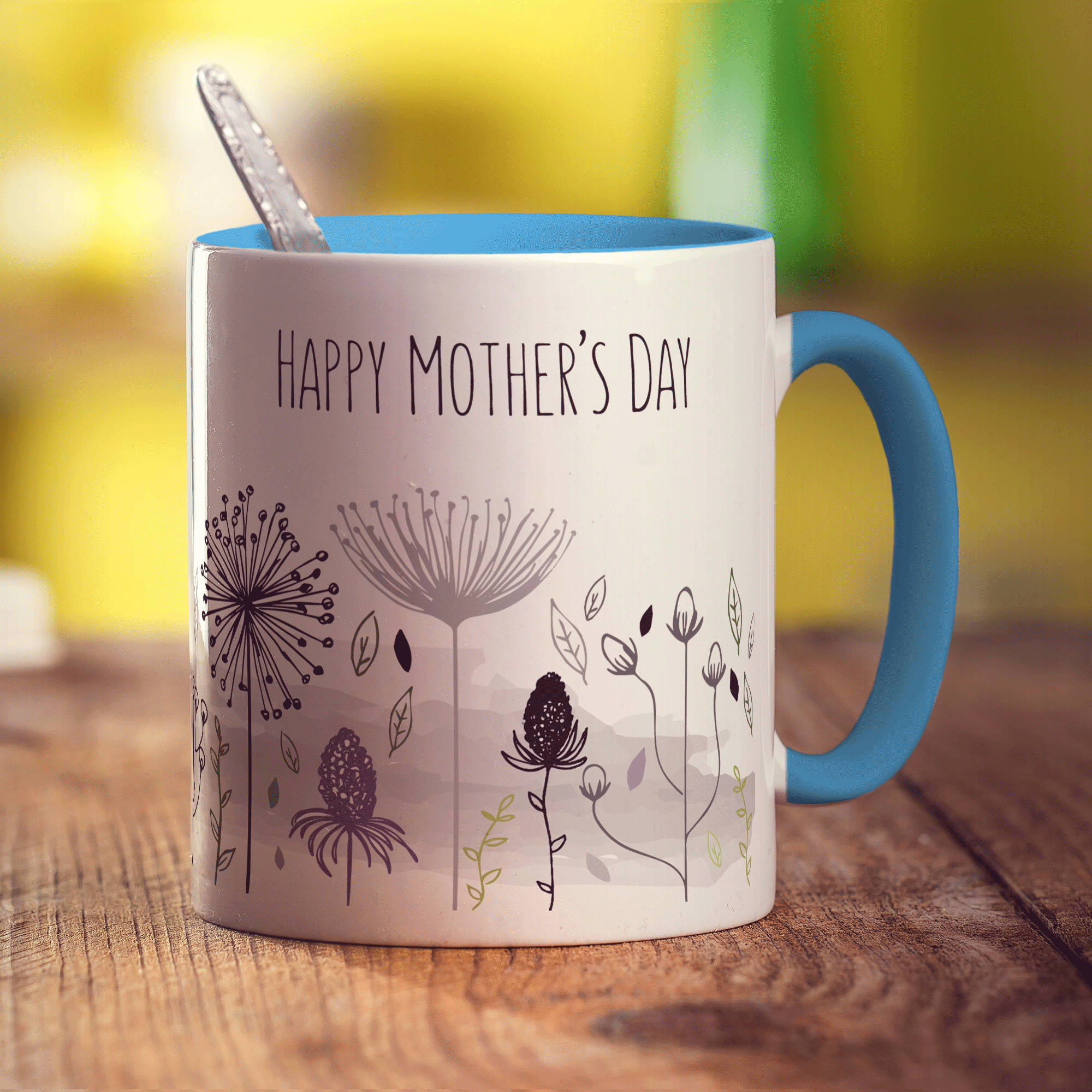 Wild Garden Message Mug