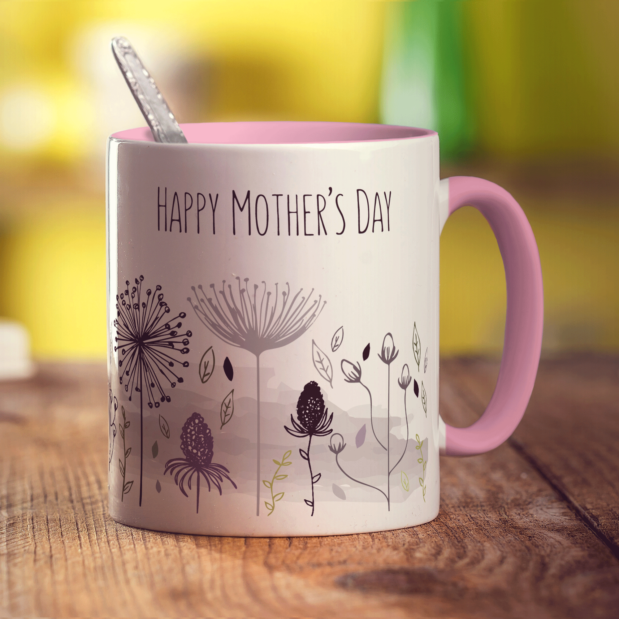 Wild Garden Message Mug