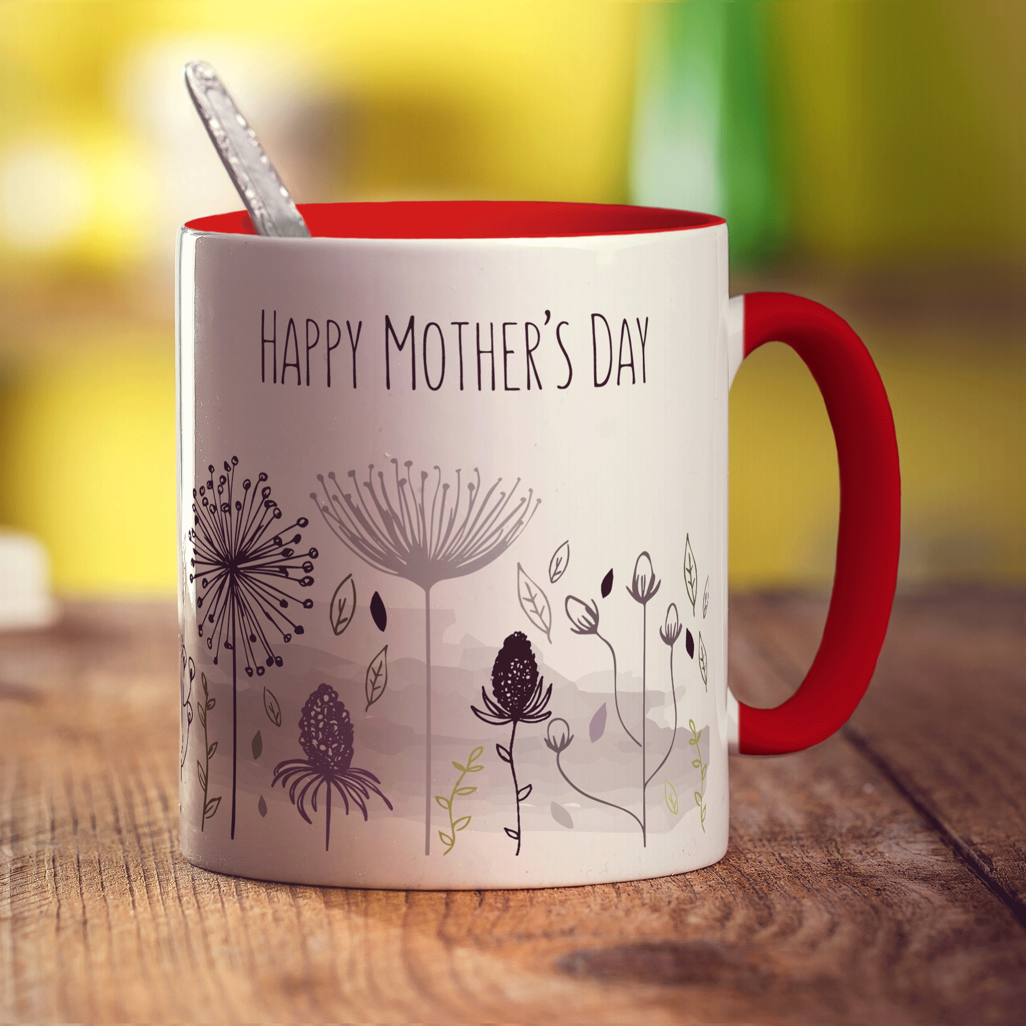 Wild Garden Message Mug