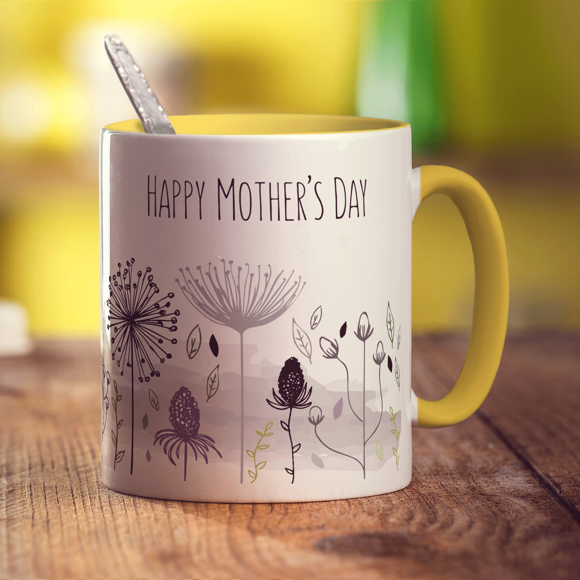 Wild Garden Message Mug