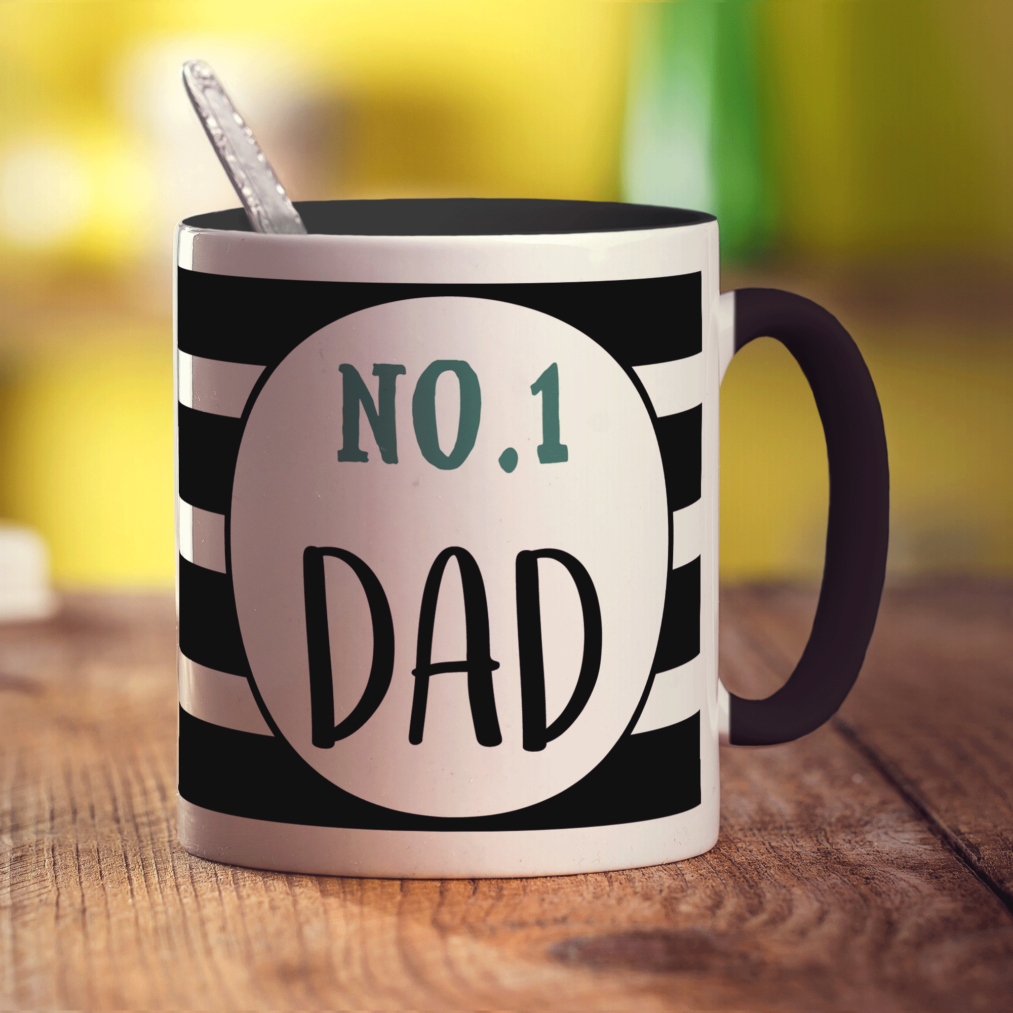 No.1 Dad Message Mug