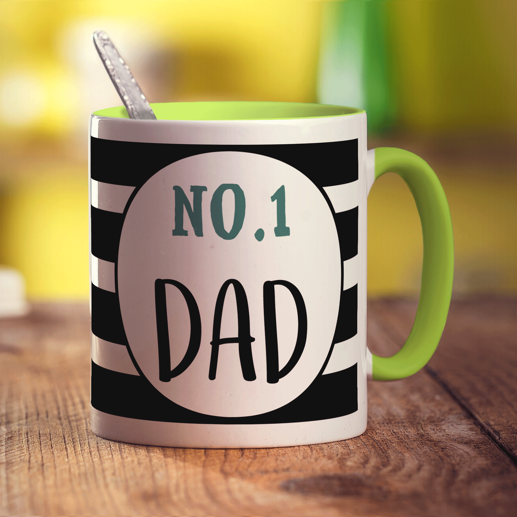 No.1 Dad Message Mug