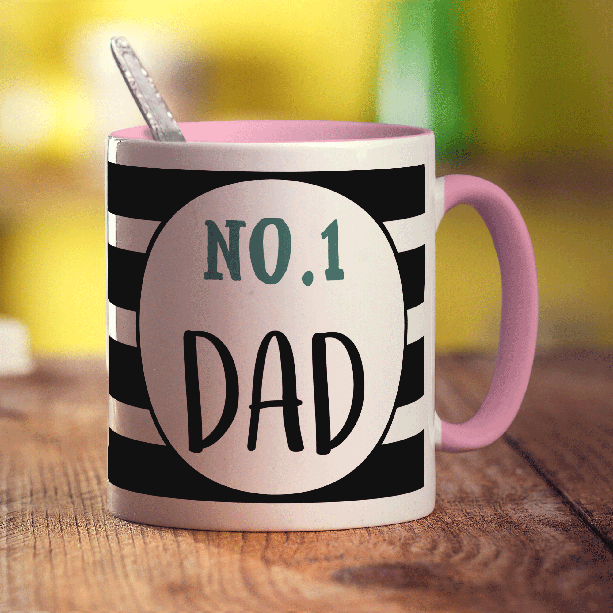 No.1 Dad Message Mug