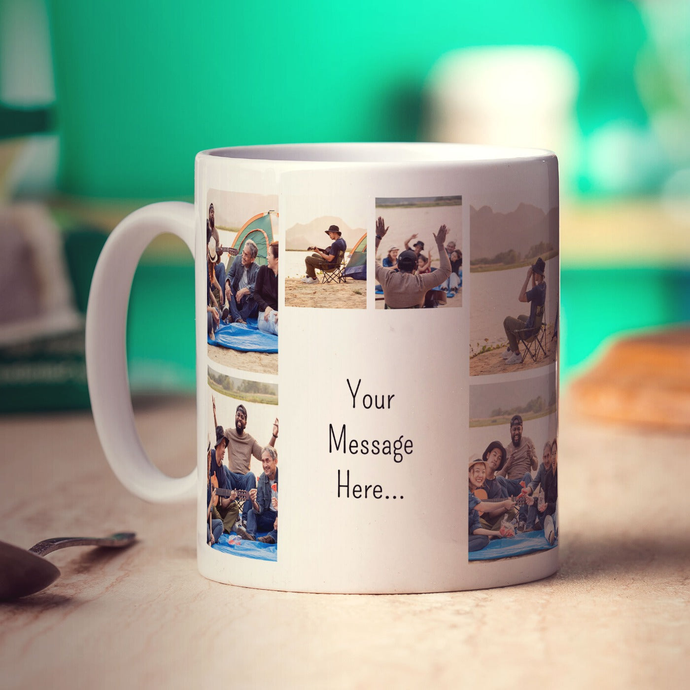 6 Photo Mug with Message