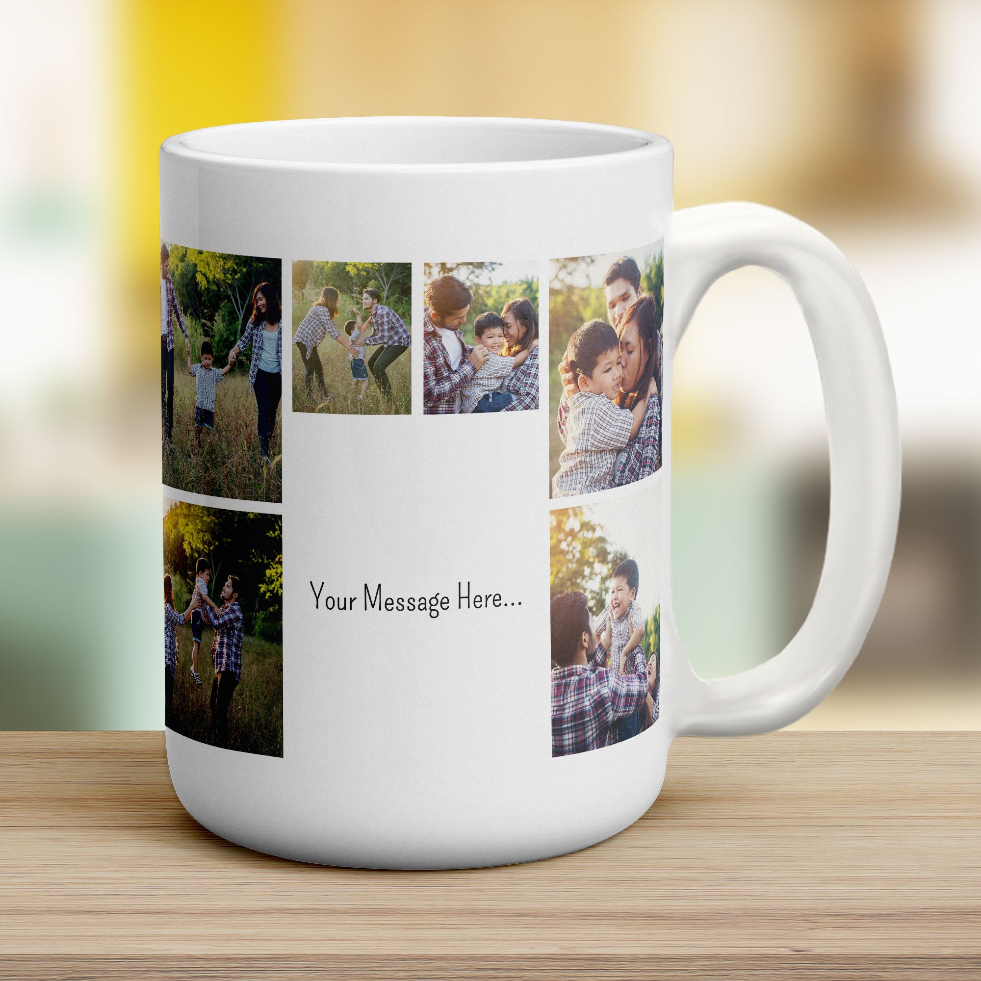 6 Photo Mug with Message