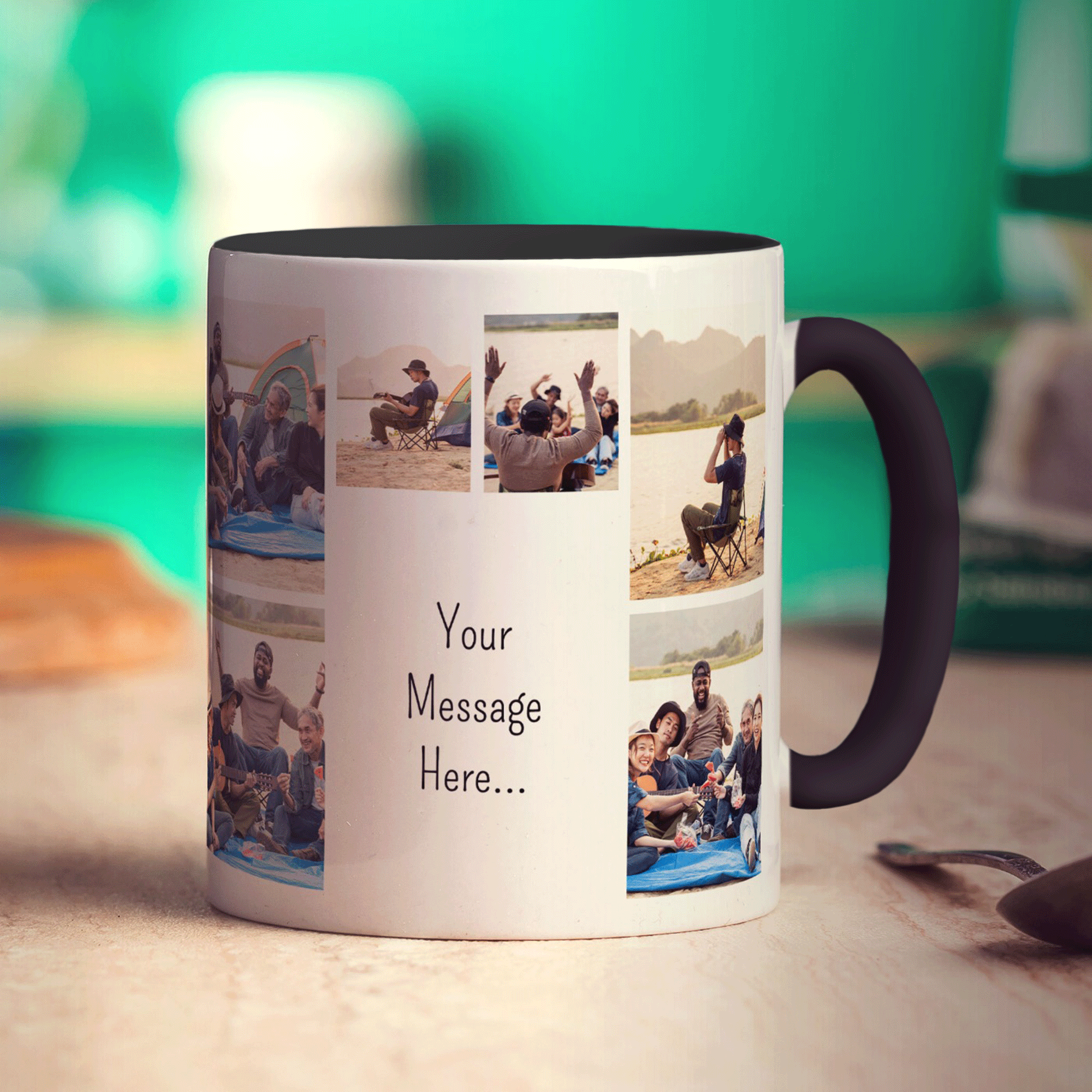 6 Photo Mug with Message