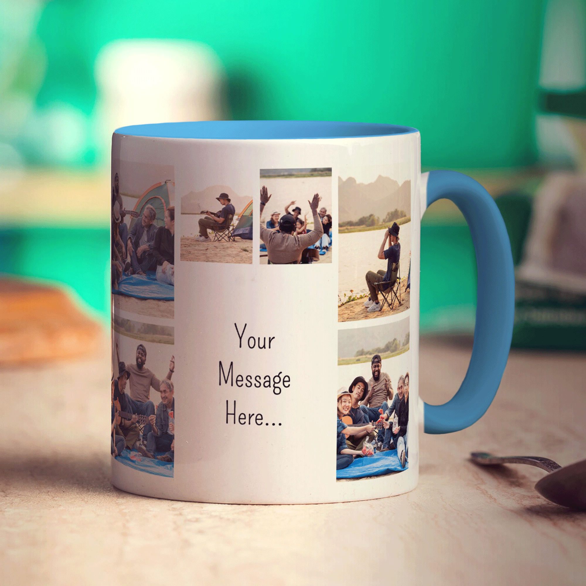 6 Photo Mug with Message