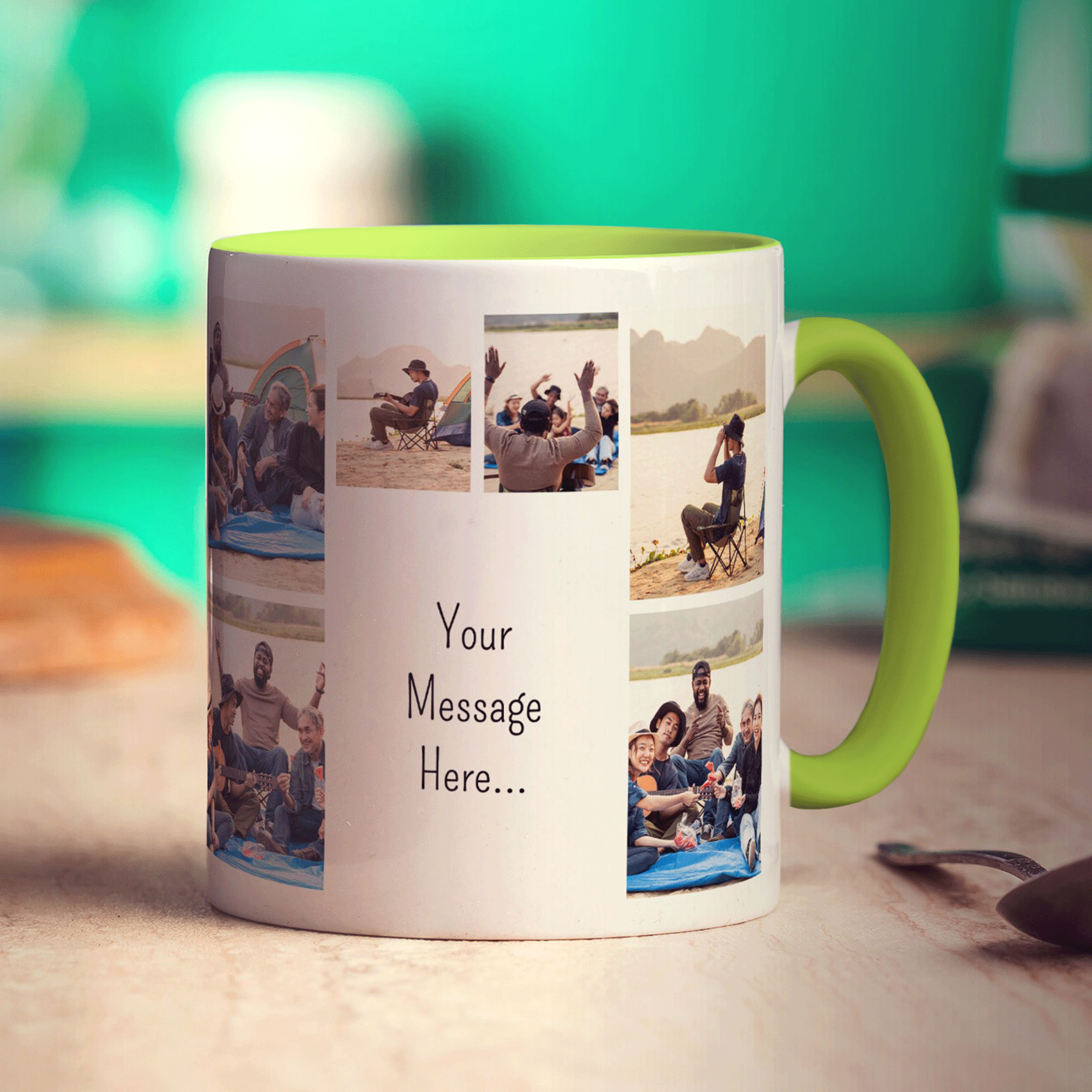 6 Photo Mug with Message