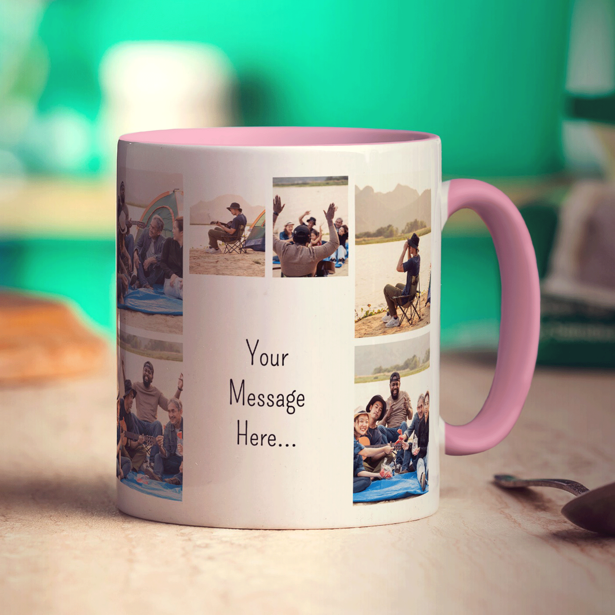 6 Photo Mug with Message