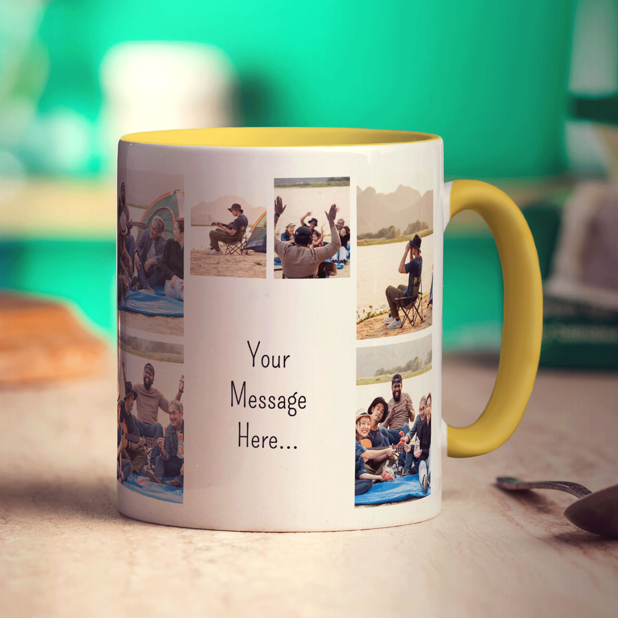 6 Photo Mug with Message