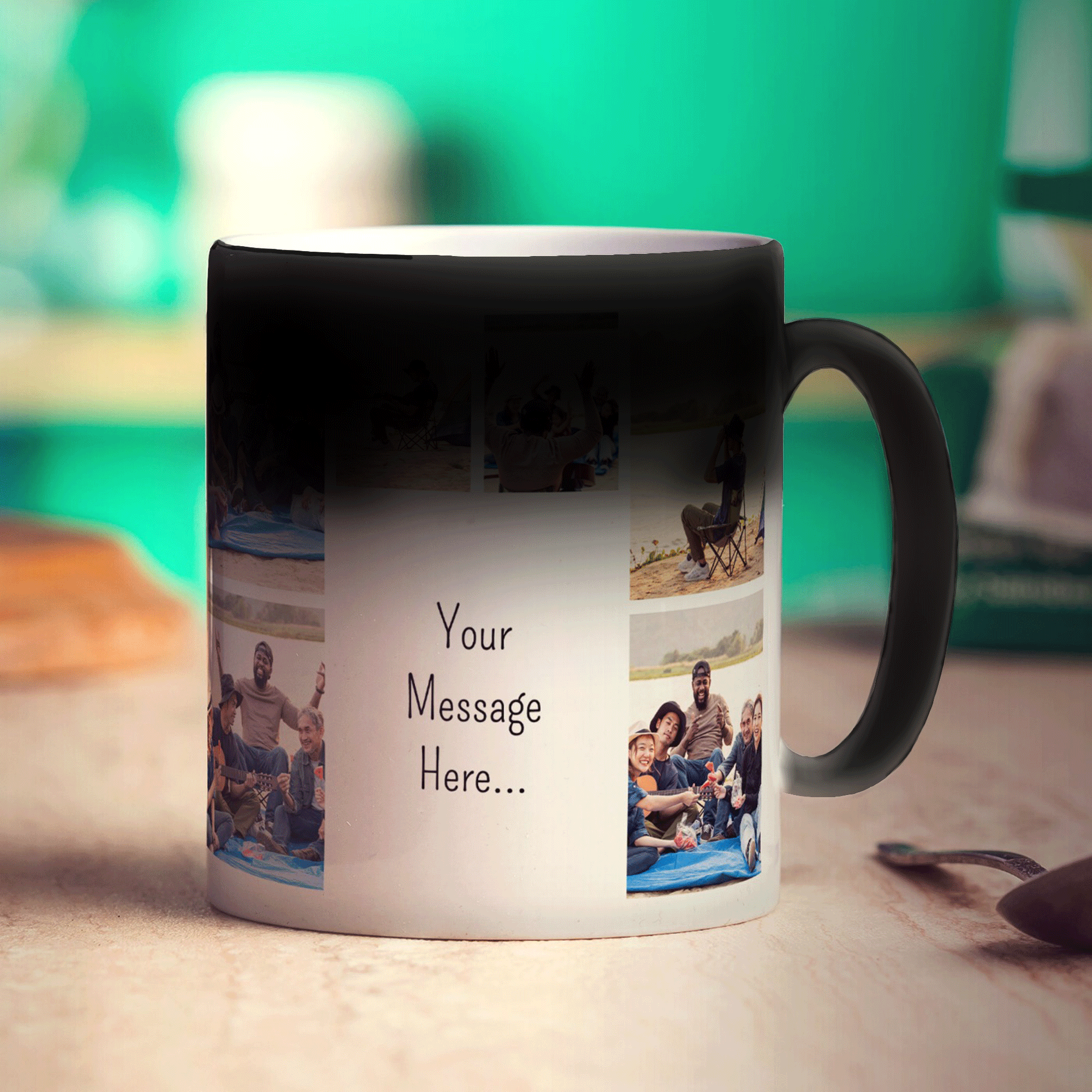 6 Photo Mug with Message