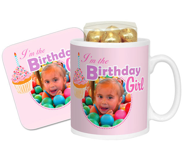 Birthday Girl Photo Message Mug