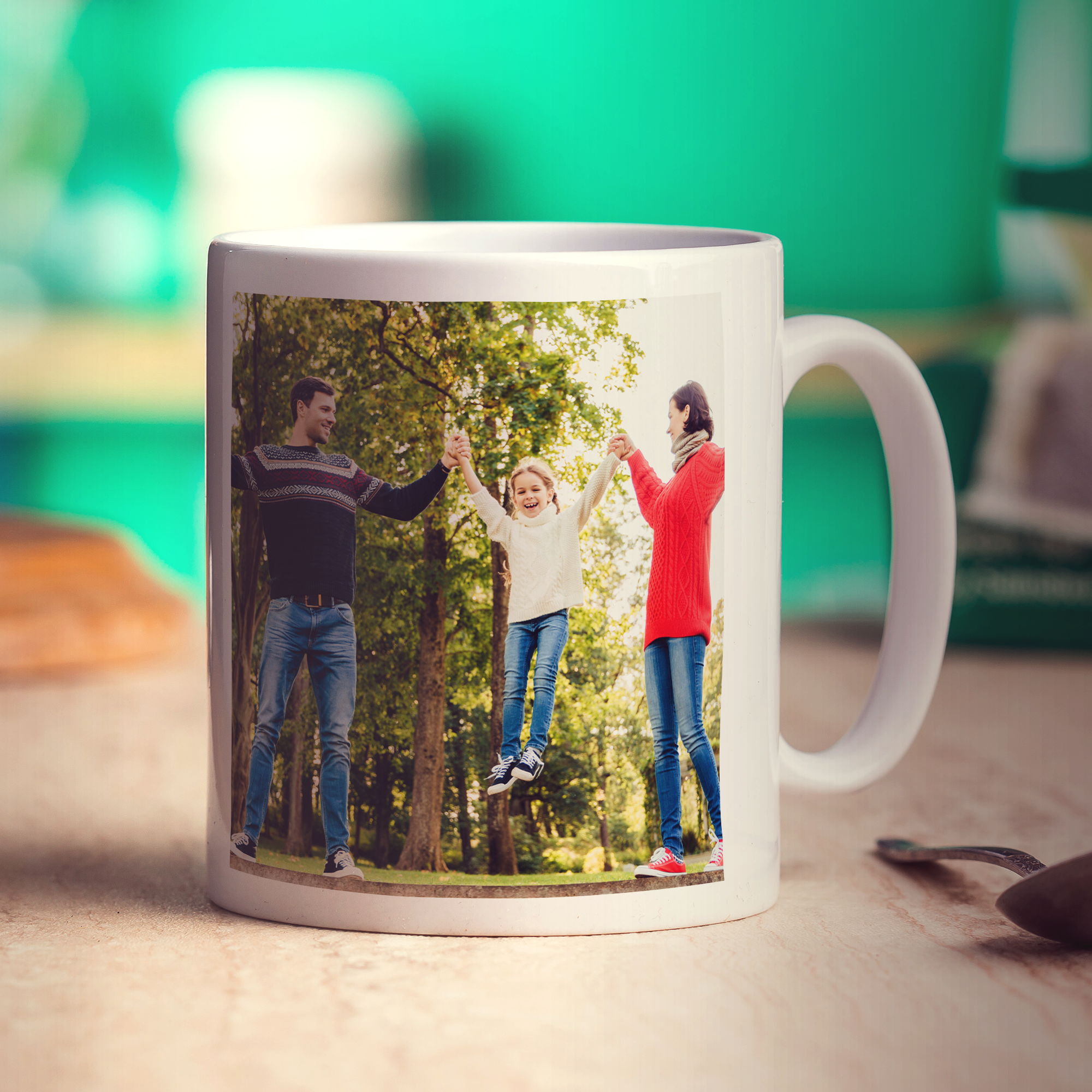 Personalised Photo Mug With Message