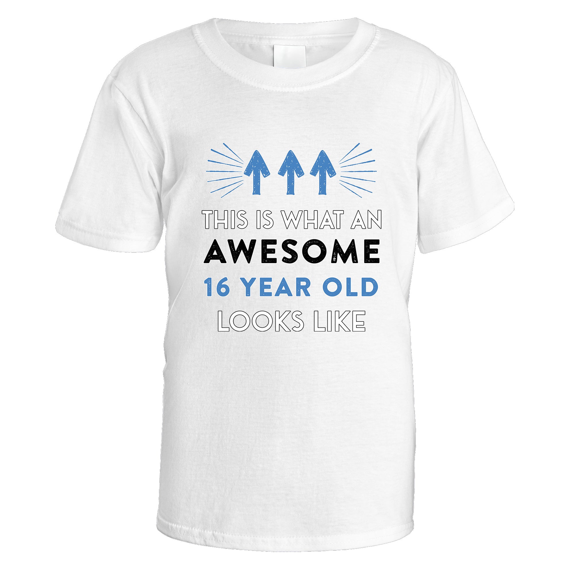 Awesome 16 Year Old T-Shirt (Blue Design)