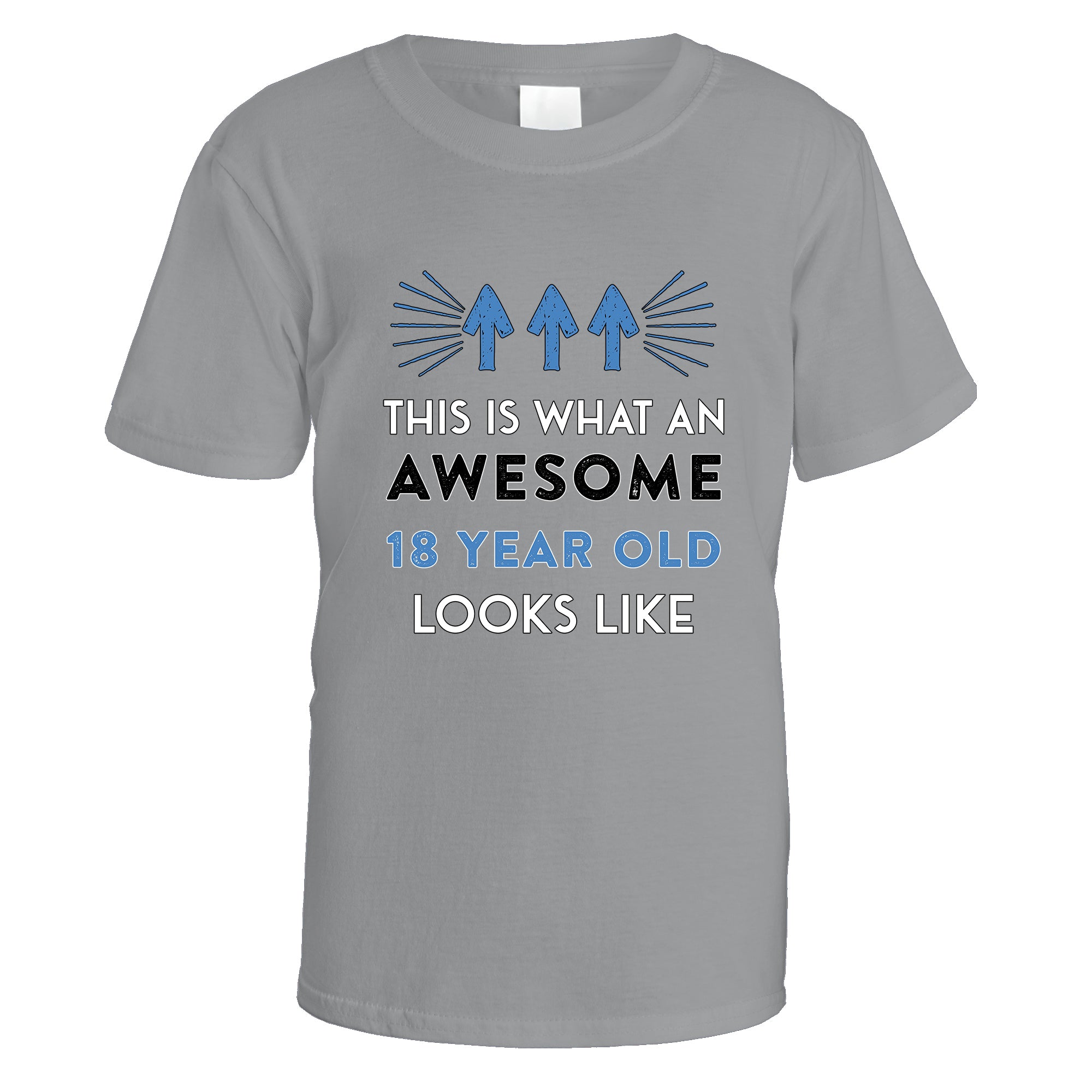 Awesome 18 Year Old T-Shirt (Blue Design)