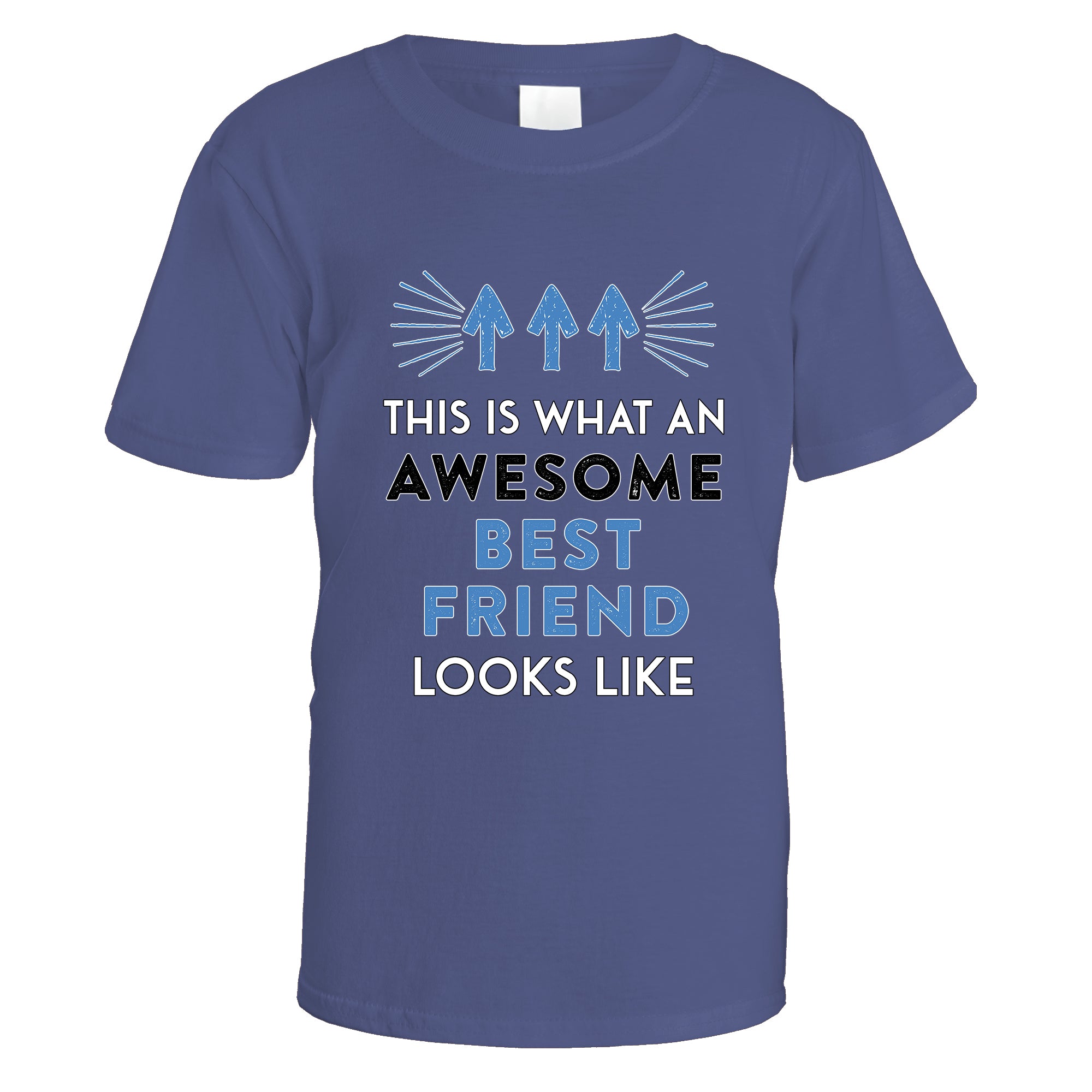 Awesome Best Friend T-Shirt (Blue Design)