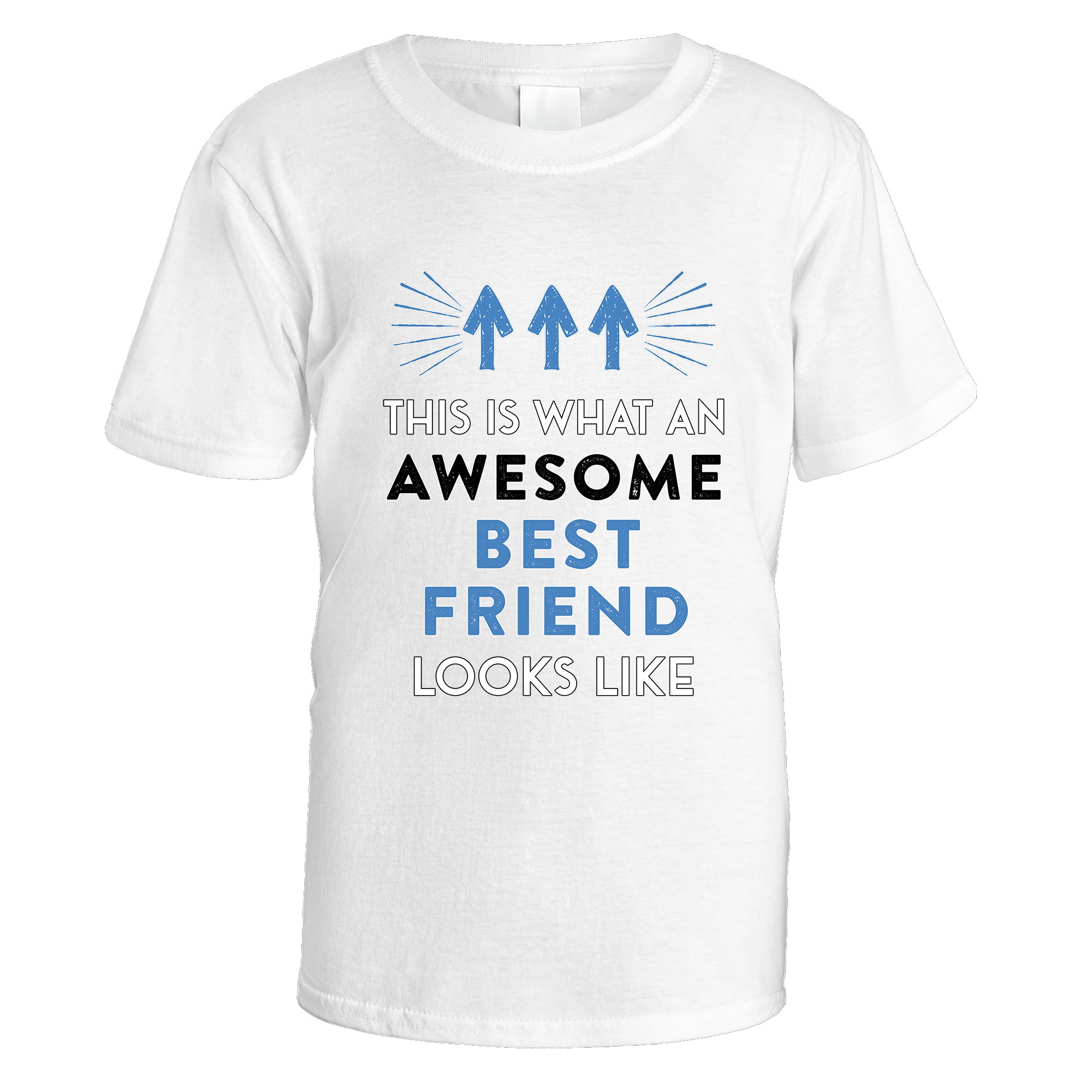 Awesome Best Friend T-Shirt (Blue Design)