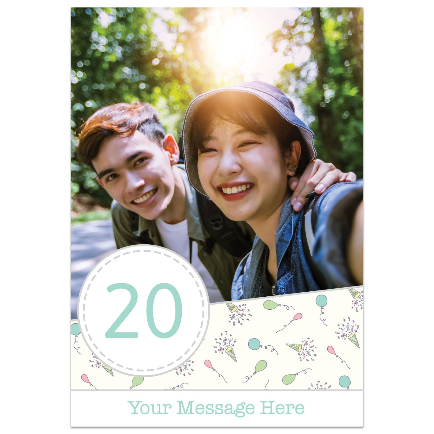 Birthday Celebration Any Age Photo Card