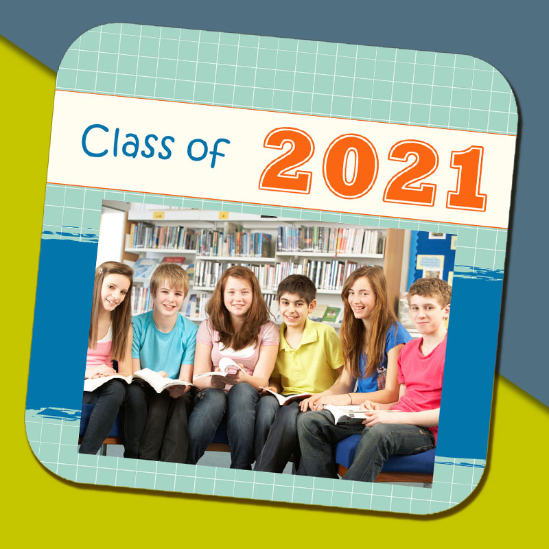 "Class Of" Year Photo Coaster