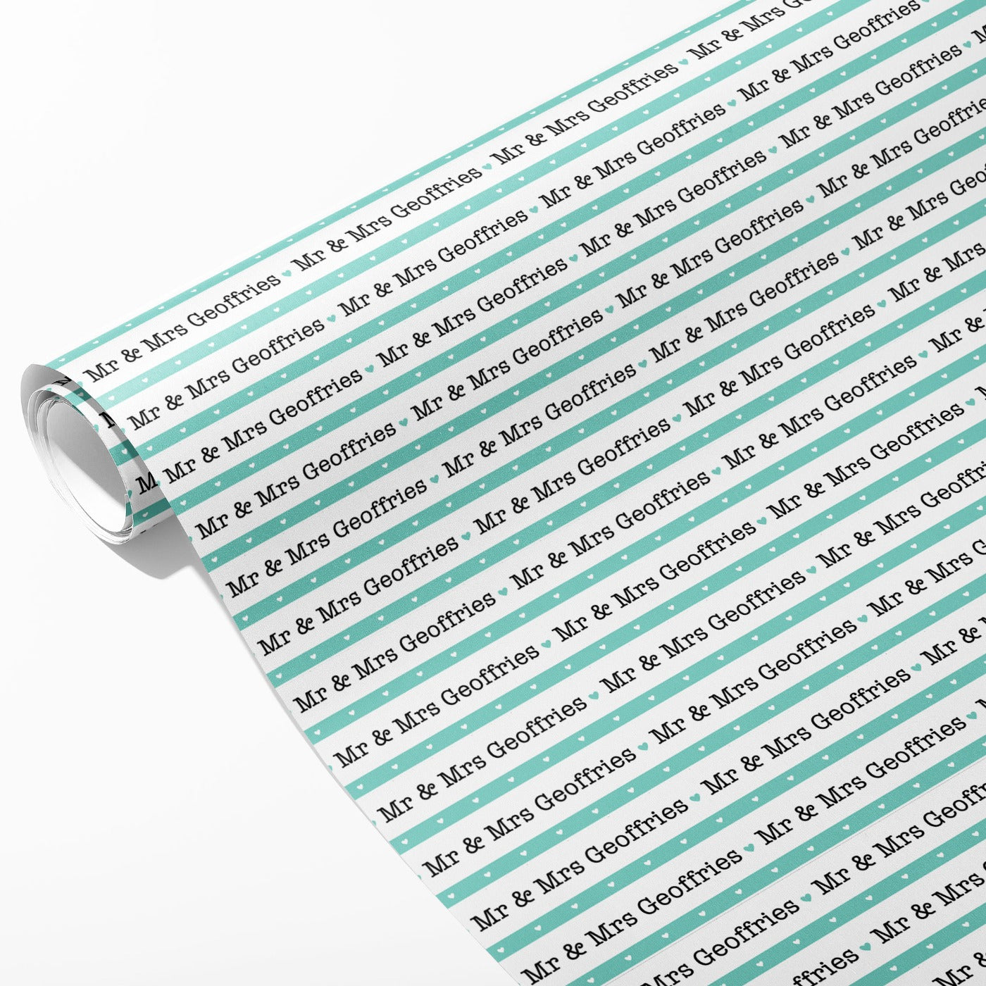 Couple's Name Wrapping Paper
