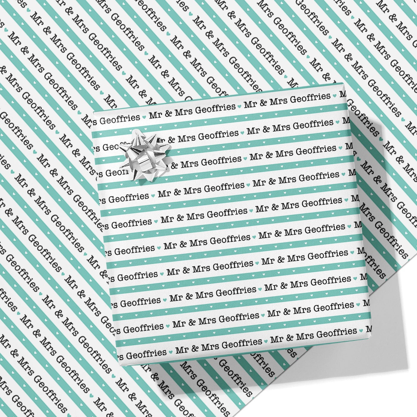 Couple's Name Wrapping Paper