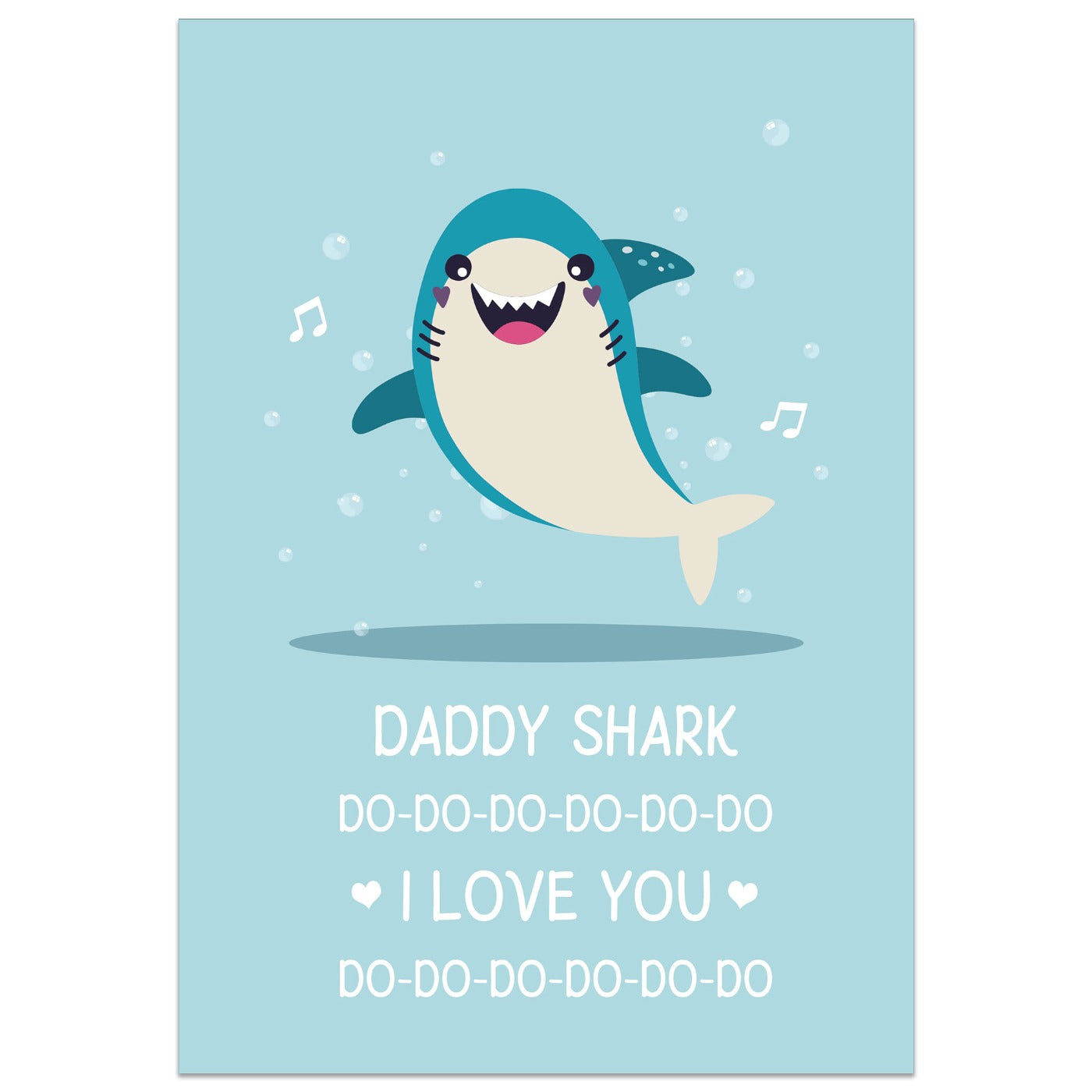 Daddy Shark Card