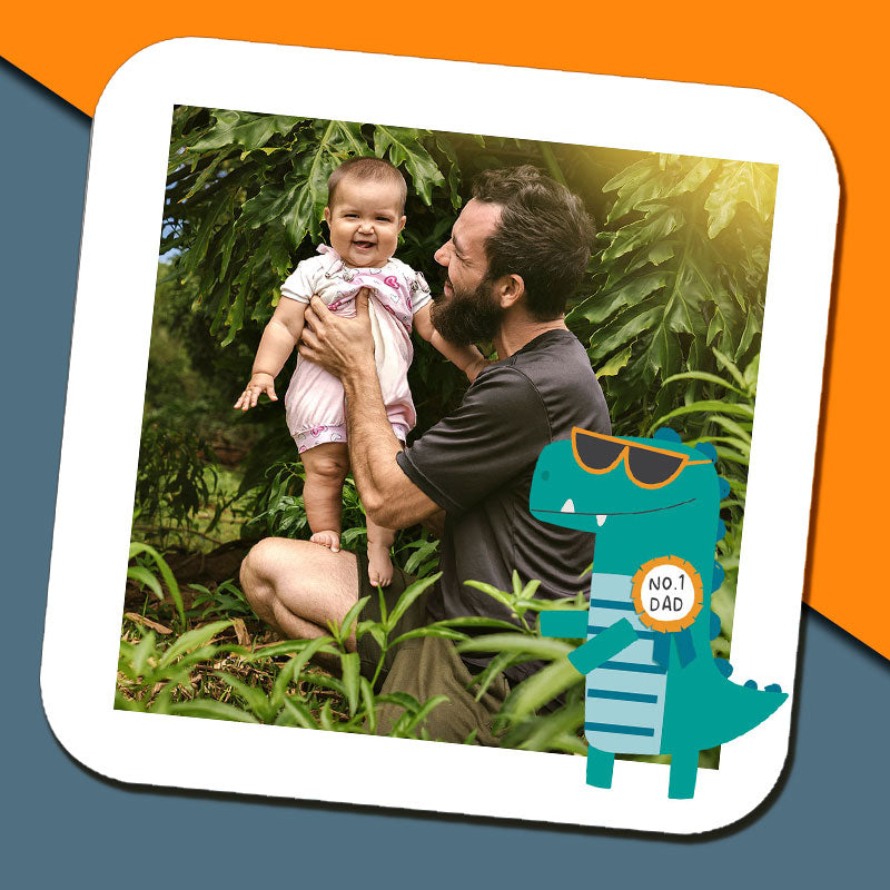 Daddy You're Roarsome Photo and Message Mug