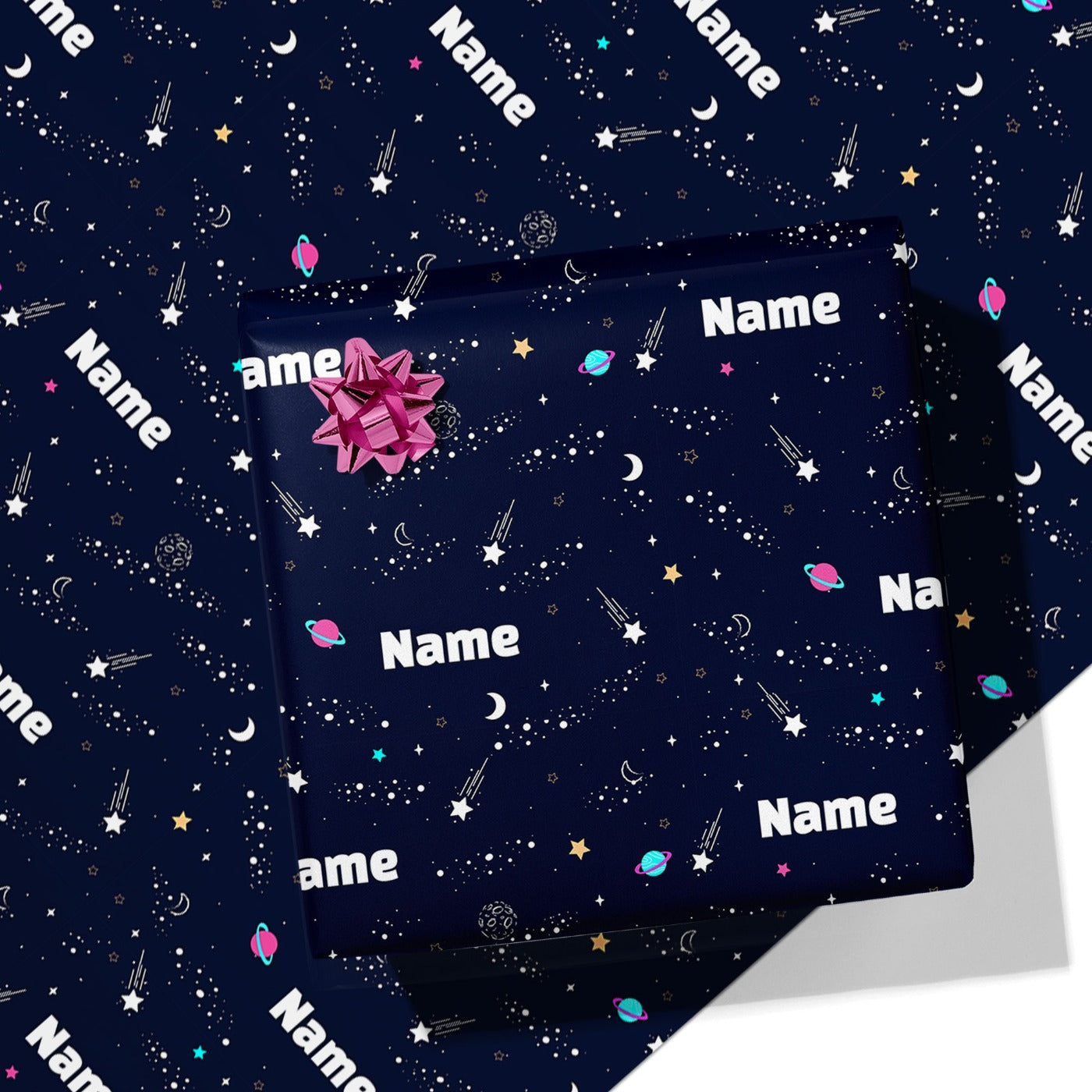 Galaxy Name Wrapping Paper