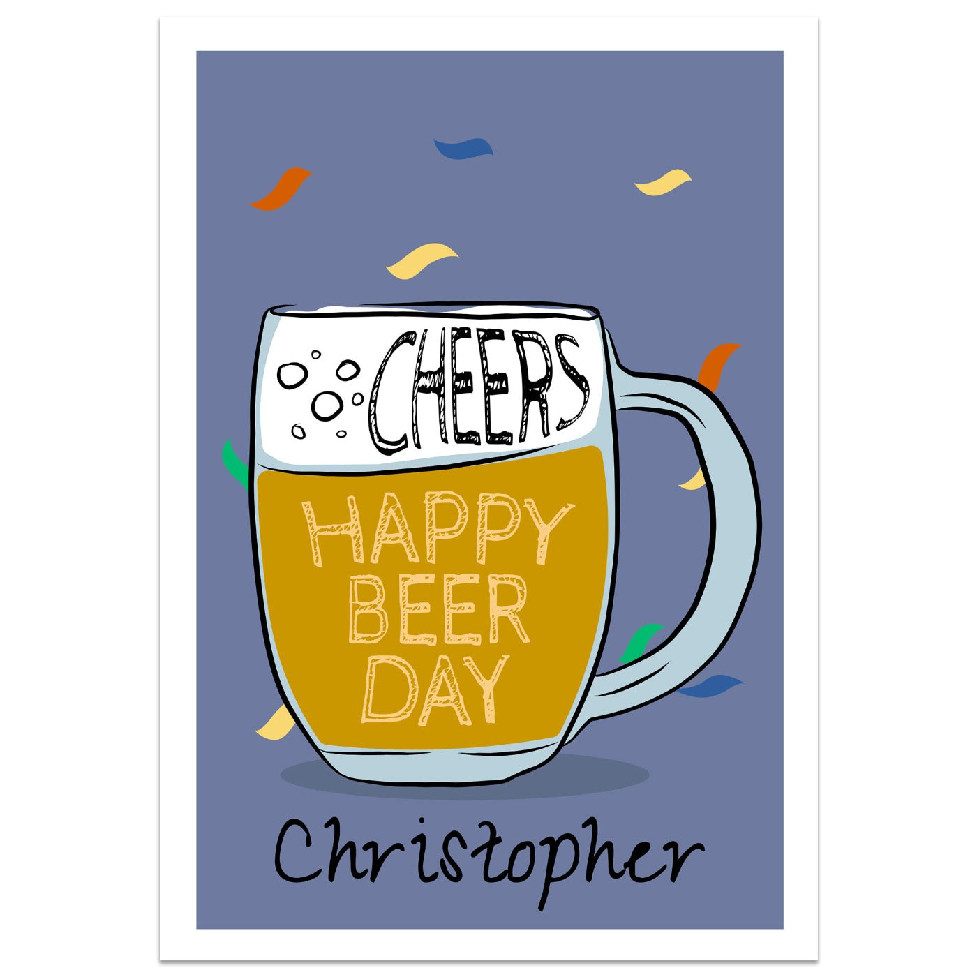 Happy Beerday Card