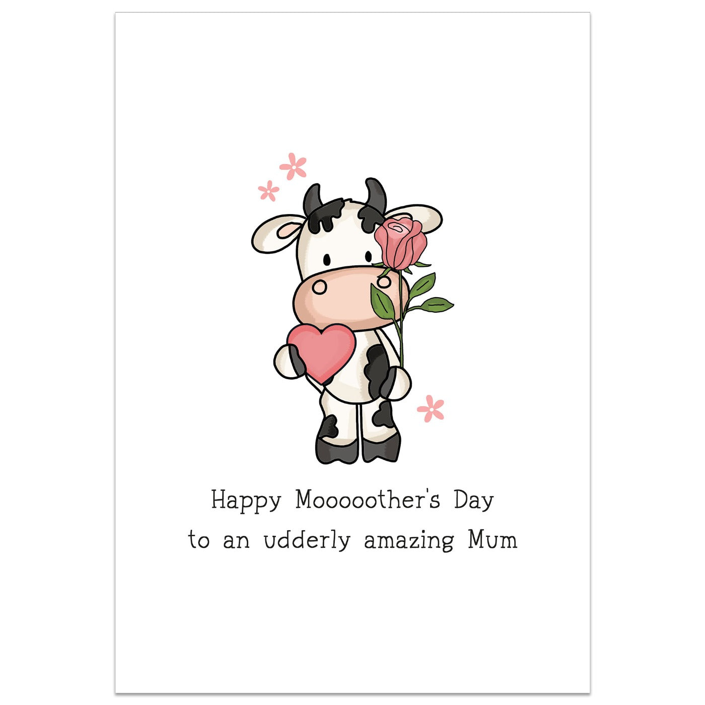 Happy Mooooother's Day Card