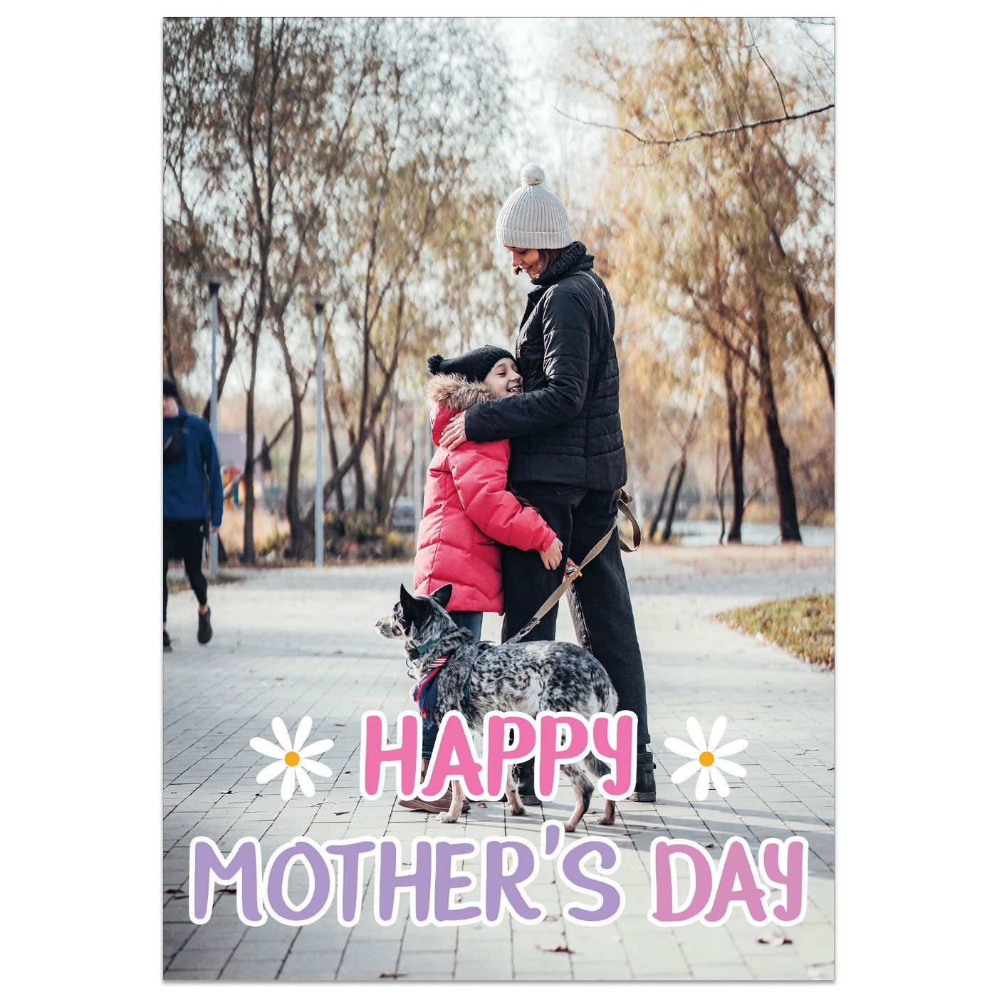 Happy Mother's Day Full Photo Daisy Card