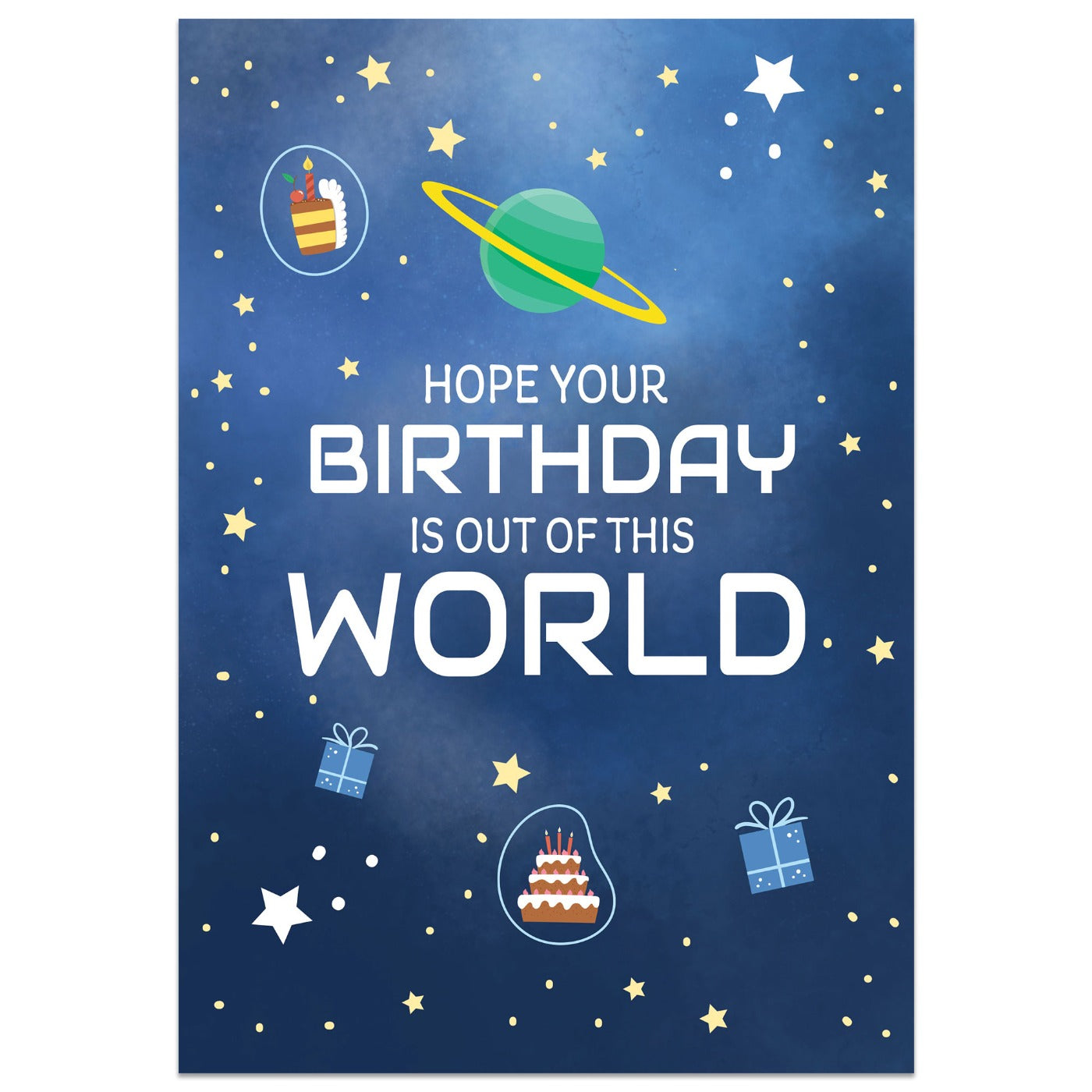 Hope Your Birthday is Out of This World Card