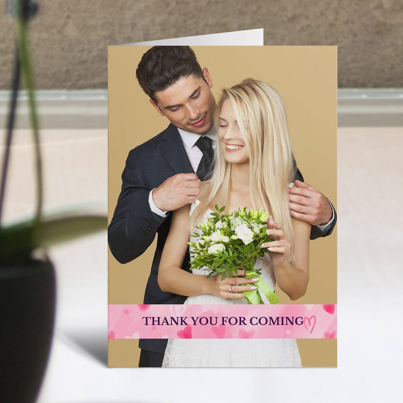 Love and Thanks Card Standing