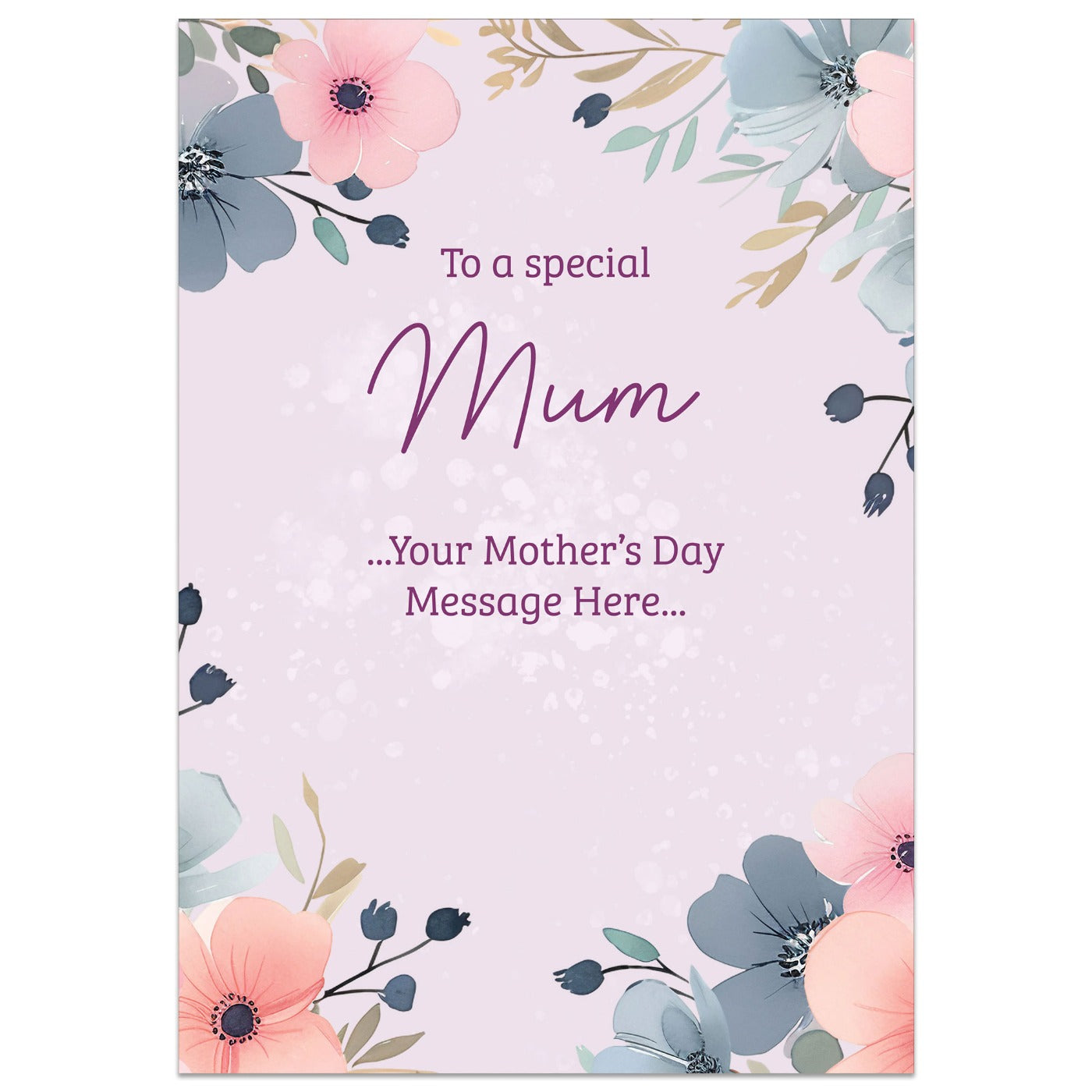 Mother's Day Flower Border Card