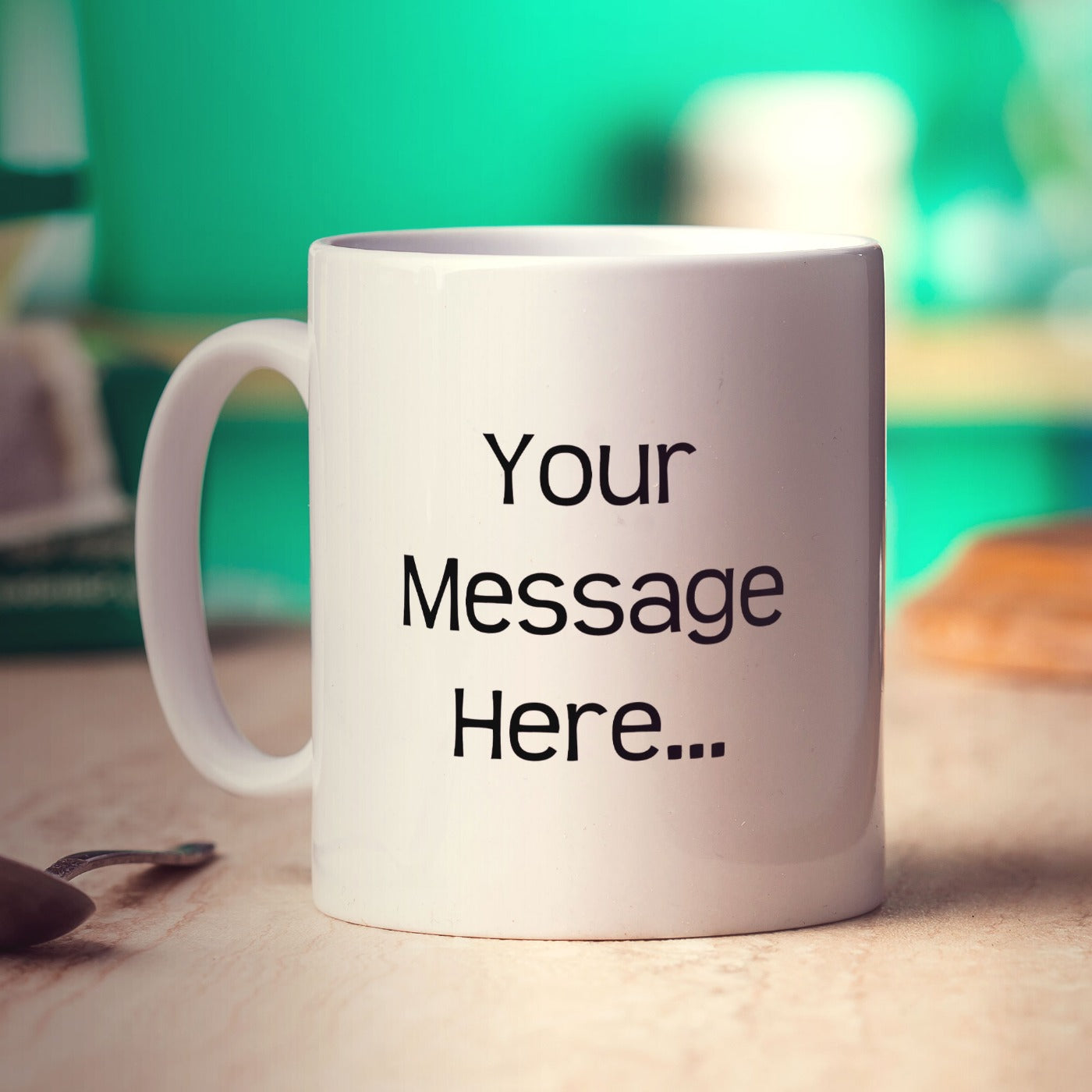 Personalised Photo Mug With Message
