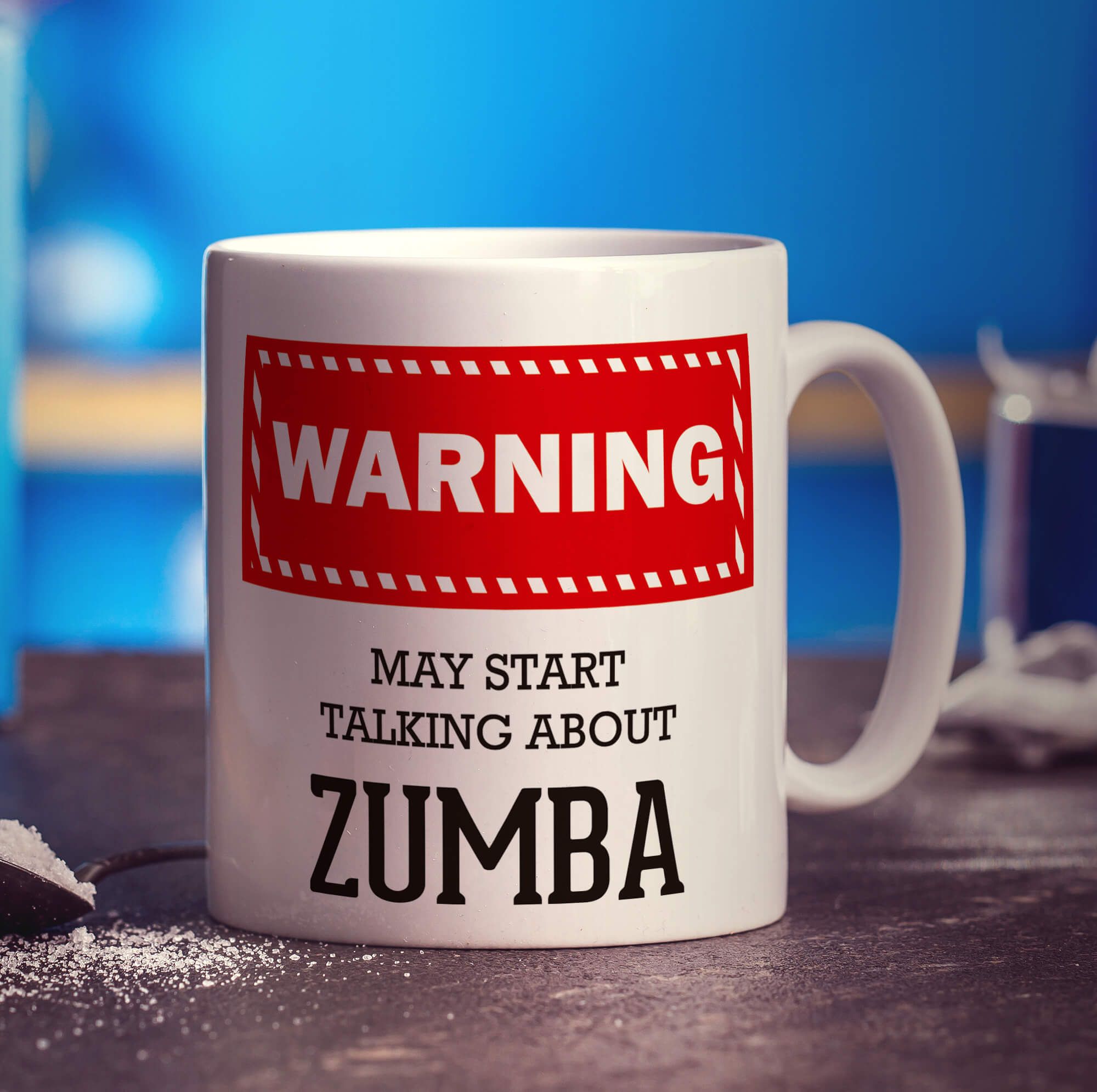 Warning! May Start Talking About Zumba Mug