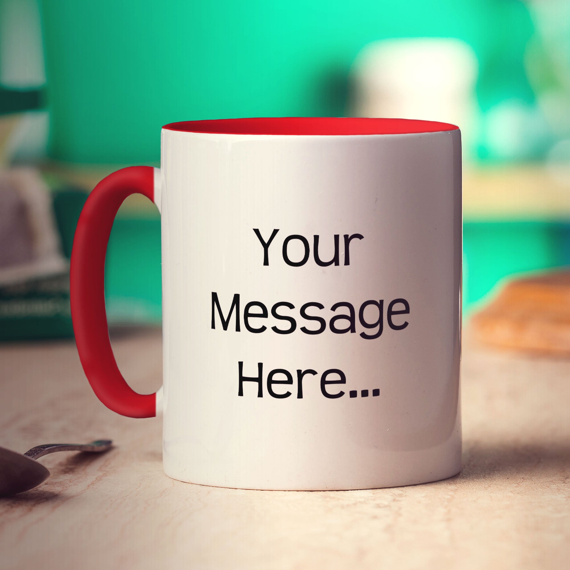Personalised Photo Mug With Message