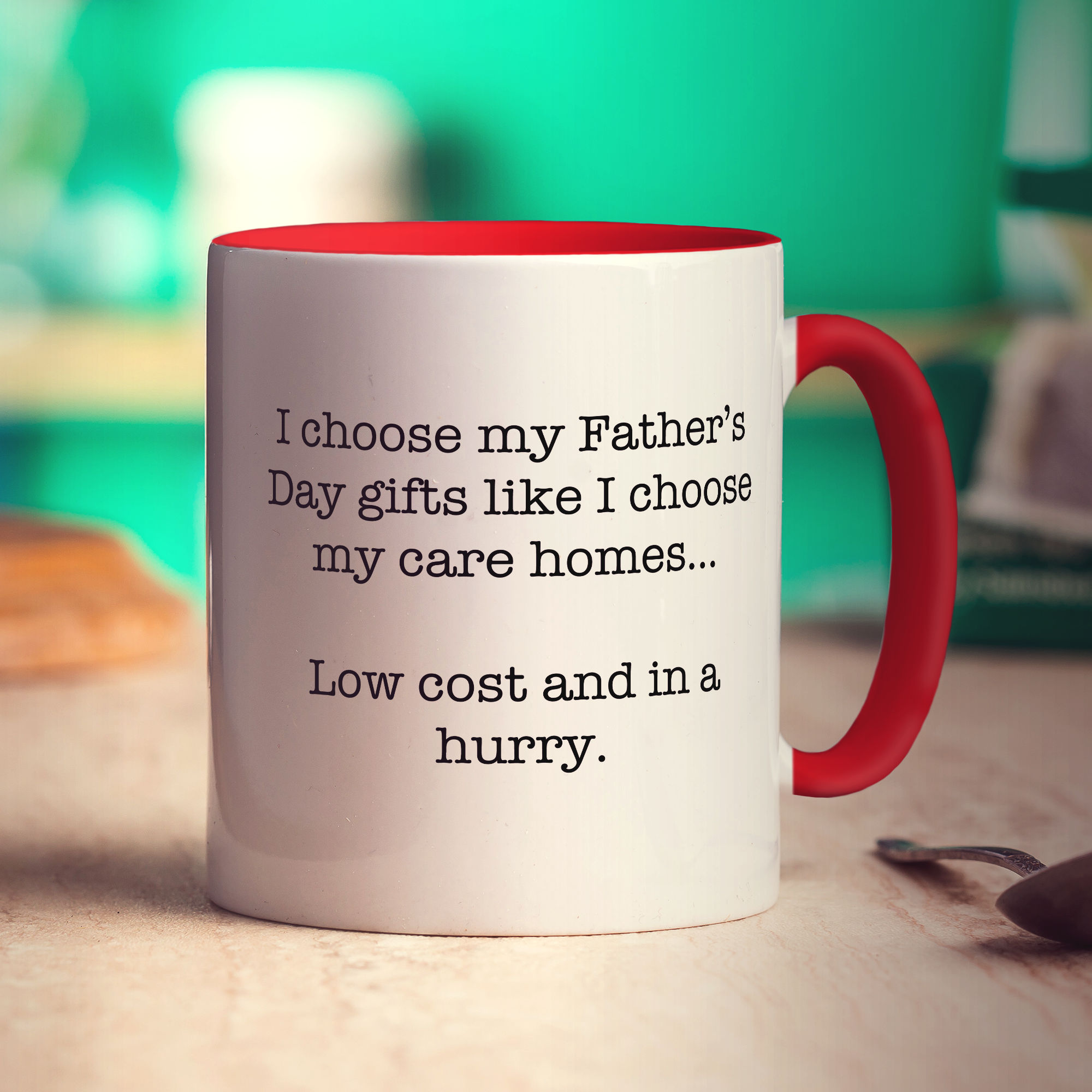 Low Cost and in a Hurry Father's Day Message Mug
