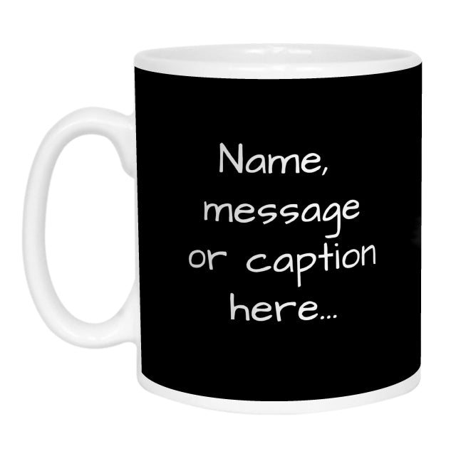 "Best Teacher" Chalkboard Style Message Mug