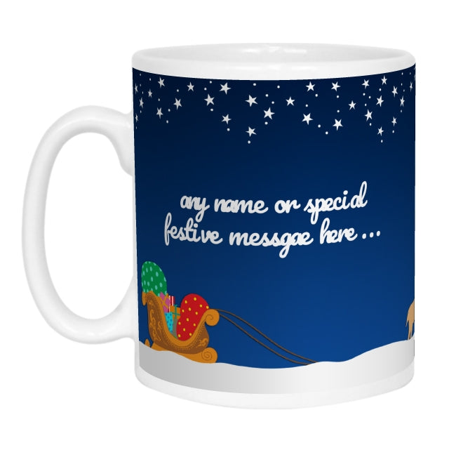 Christmas Night Photo & Message Mug